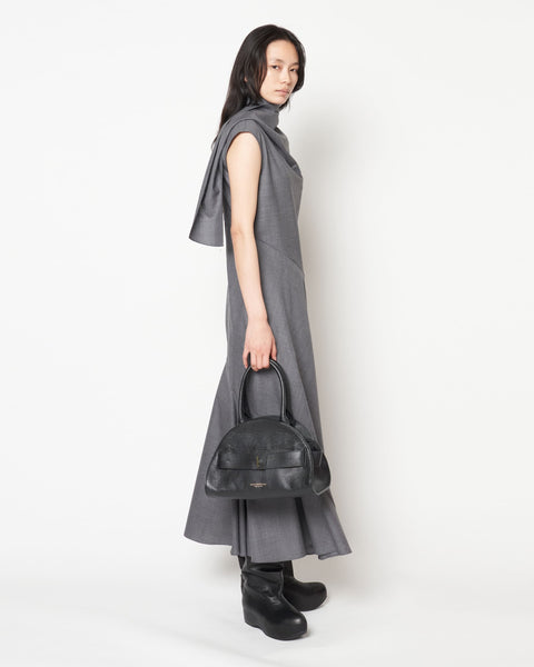 MALVINA - WOOL SCARF NECK DRESS(SOLD OUT)