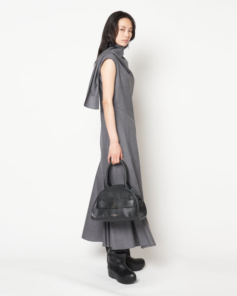 MALVINA - WOOL SCARF NECK DRESS