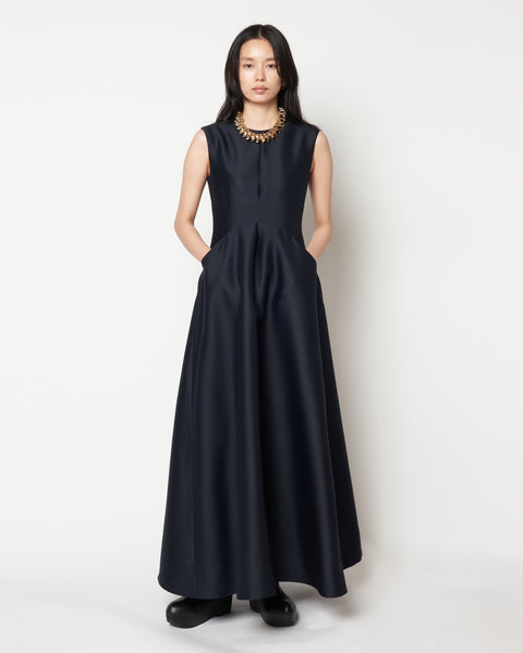 MAGGIE - WOOL SILK VOLUME DRESS