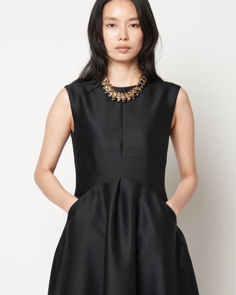 MAGGIE - WOOL SILK VOLUME DRESS
