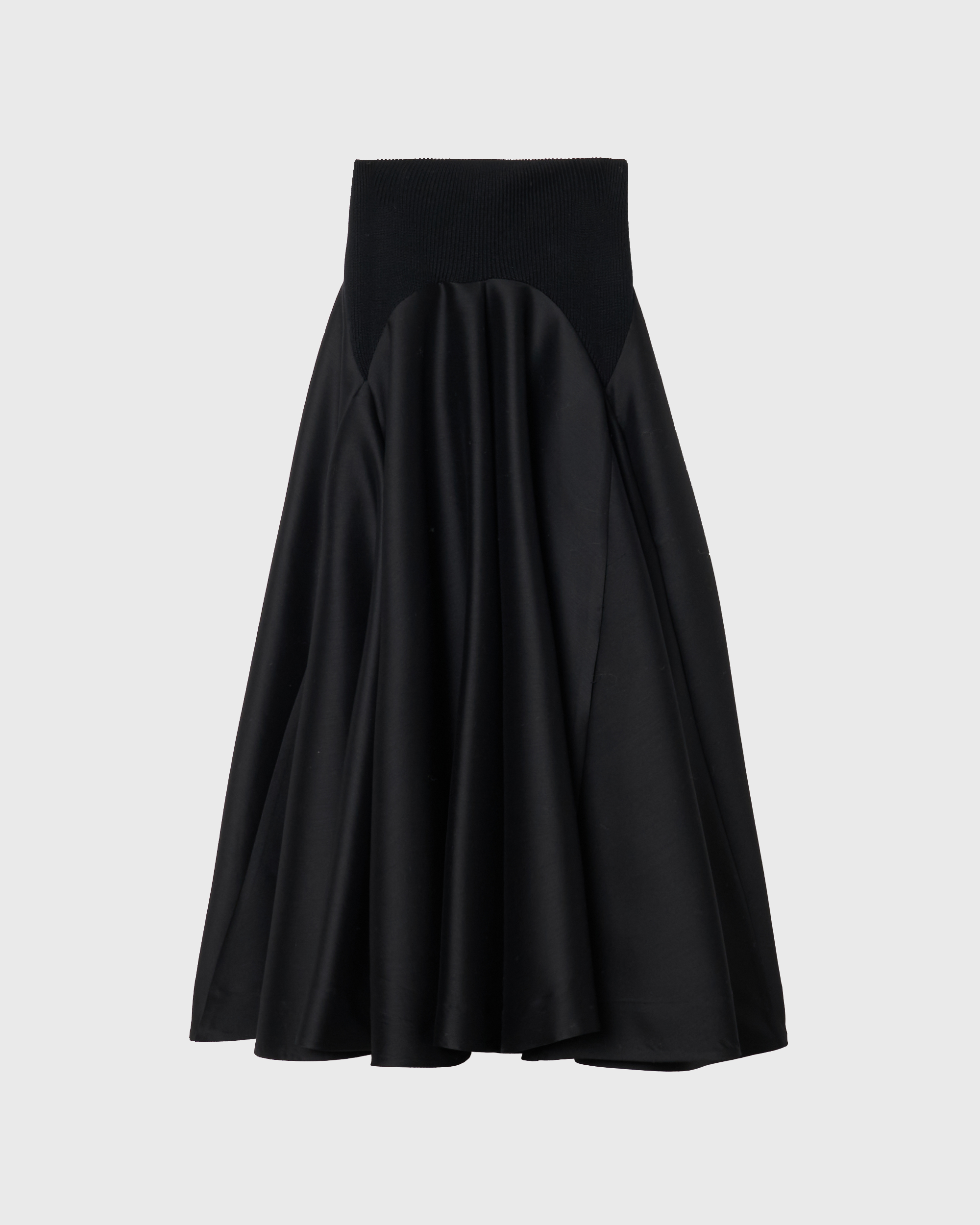 MADELYN - SILK WOOL FLARED SKIRT