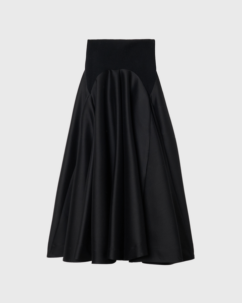MADELYN - SILK WOOL FLARED SKIRT