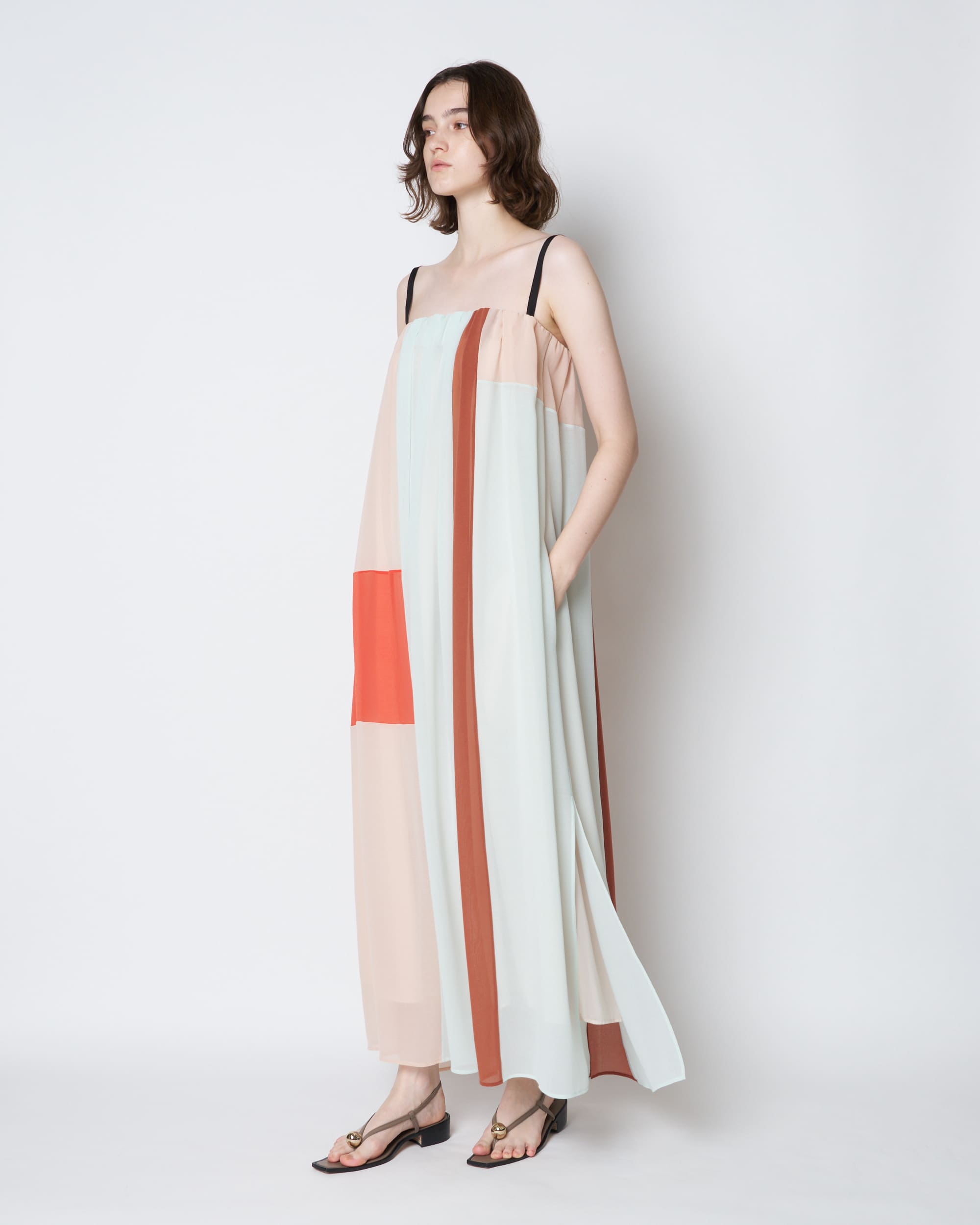 【PRE ORDER】POMONA - COLOUR BLOCK DRESS