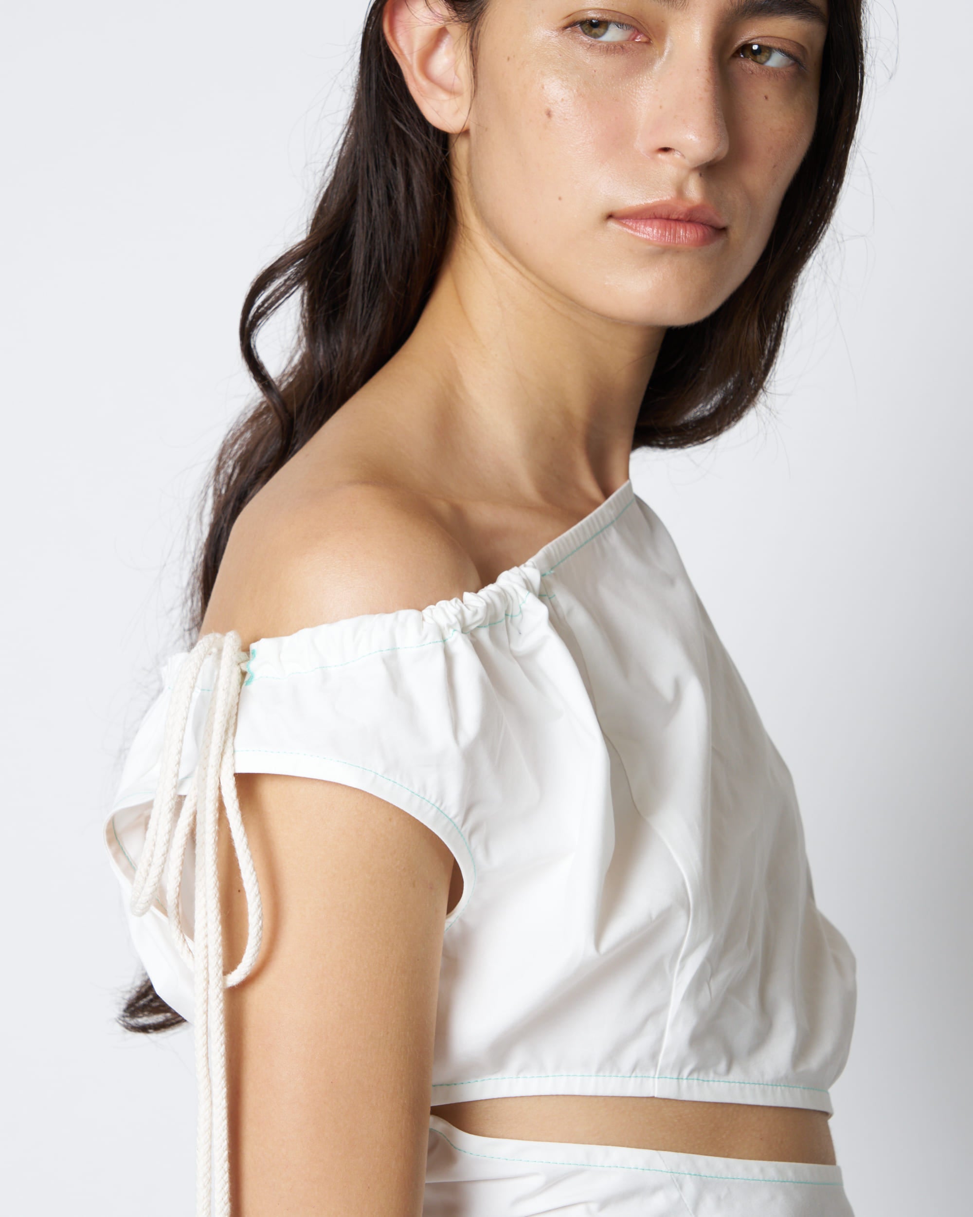 【PRE ORDER】PENELOPE - ASYMMETRIC CUT-OUT COTTON DRESS