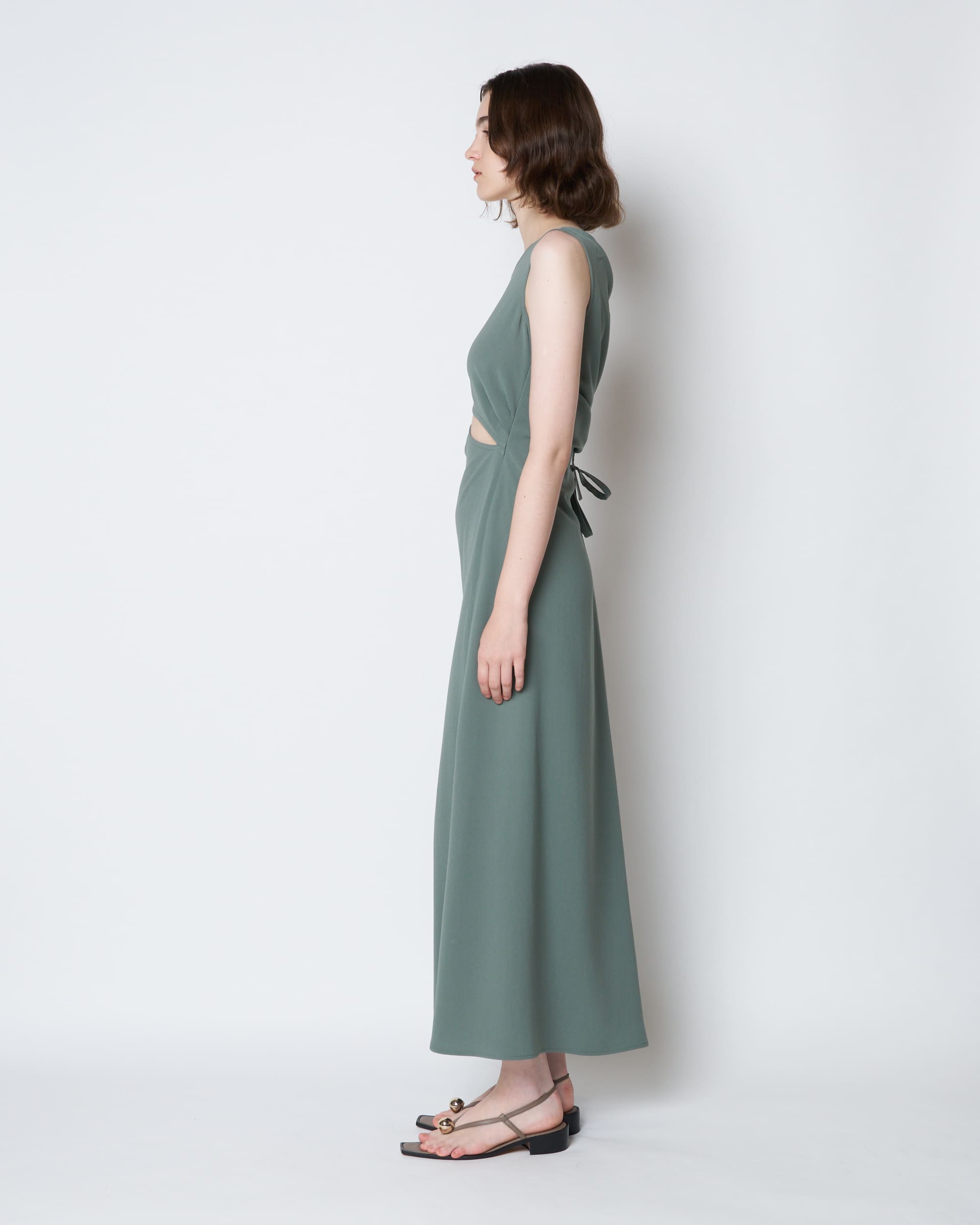 【PRE ORDER】PENELOPE - ASYMMETRIC CUT-OUT JERSEY DRESS