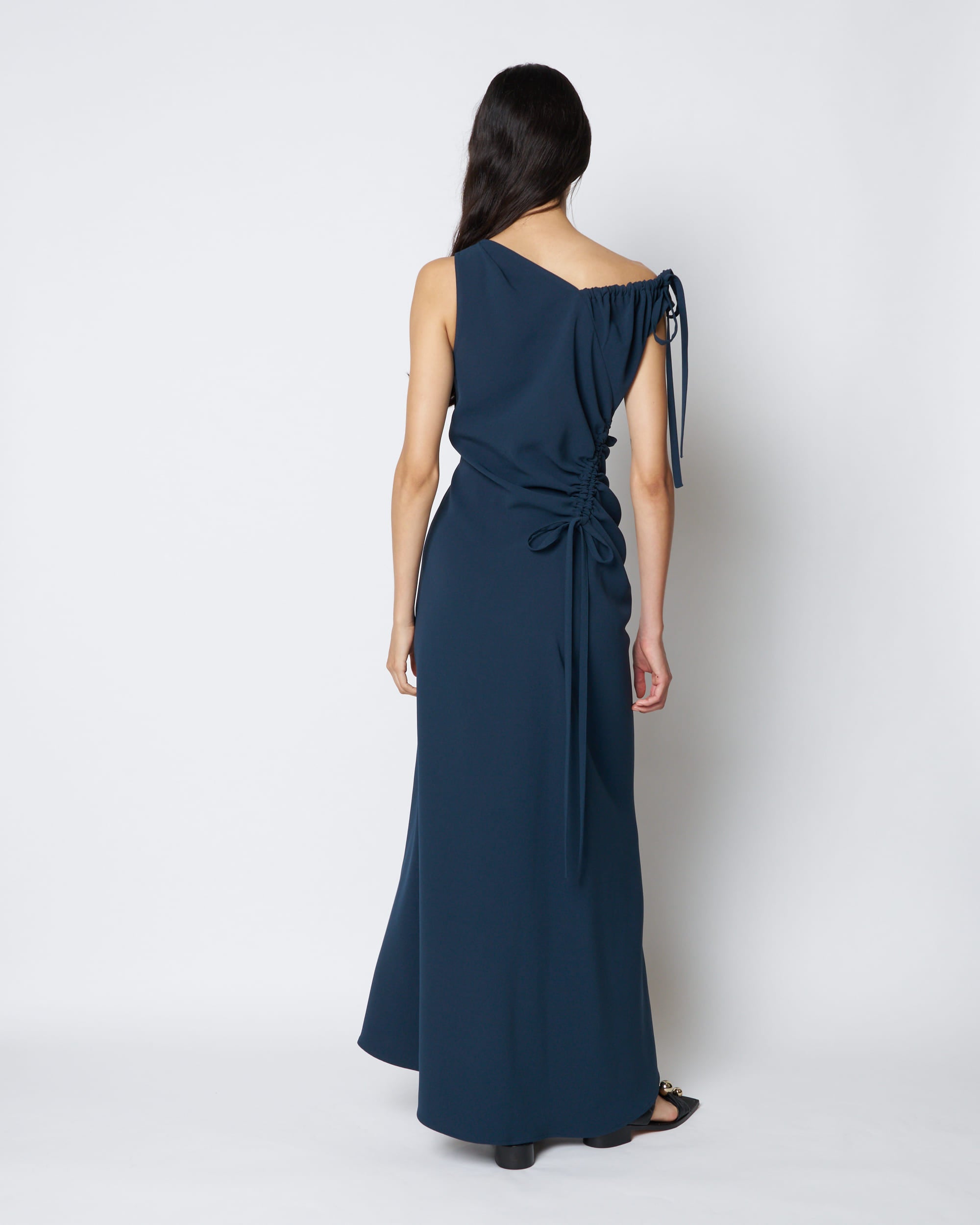 【PRE ORDER】PENELOPE - ASYMMETRIC CUT-OUT JERSEY DRESS