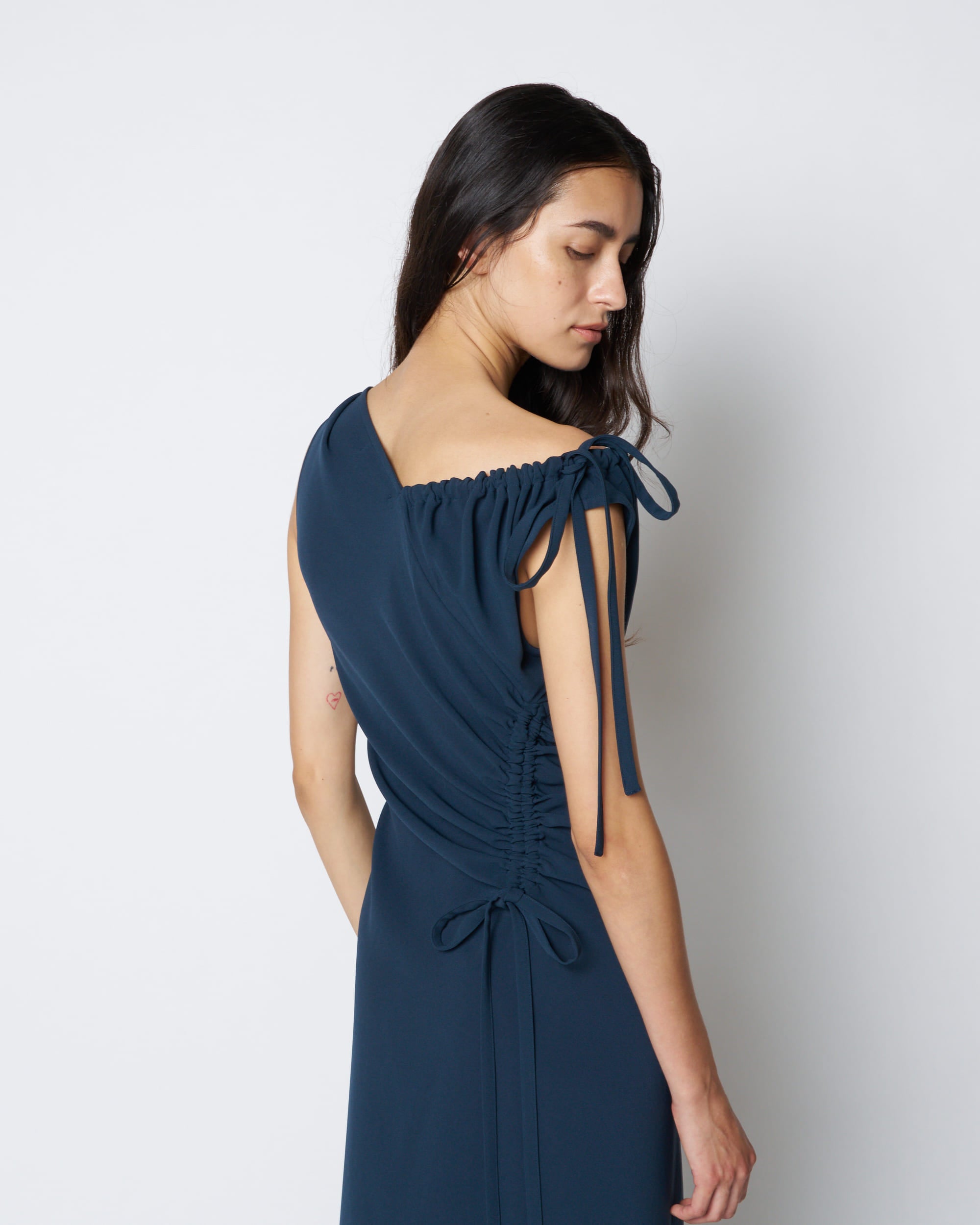 【PRE ORDER】PENELOPE - ASYMMETRIC CUT-OUT JERSEY DRESS