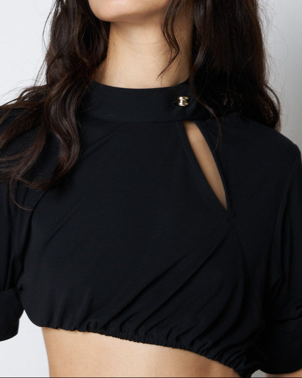 【PRE ORDER】PALLAS - GATHERED CUT-OUT DRESS