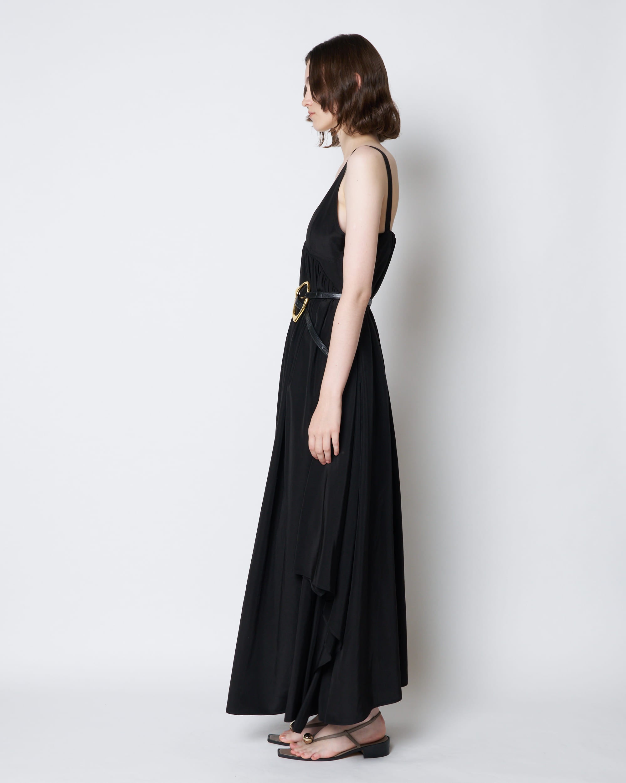 【PRE ORDER】PATRICIA - EMPIRE GATHER ACETATE DRESS