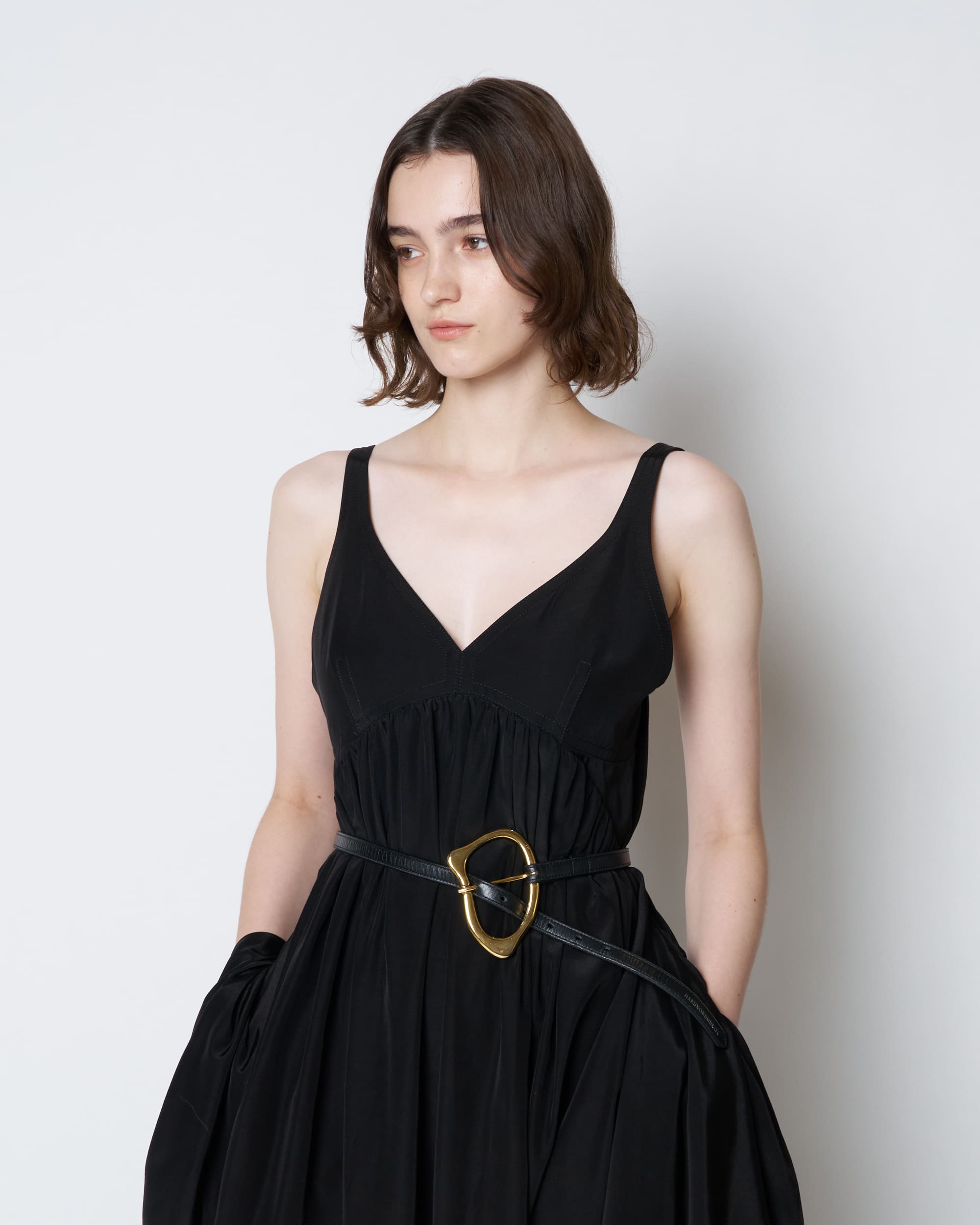 【PRE ORDER】PATRICIA - EMPIRE GATHER ACETATE DRESS
