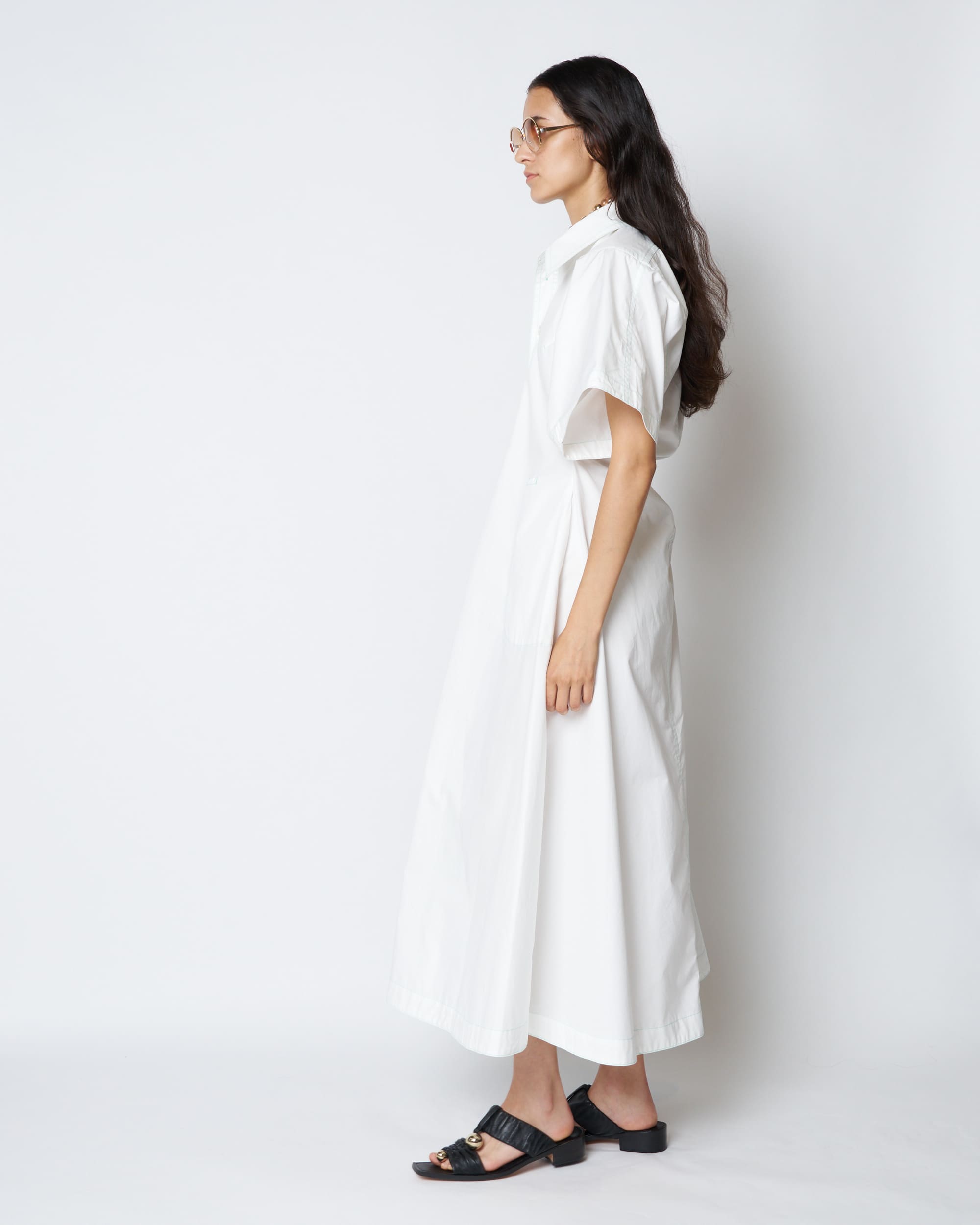 【PRE ORDER】POSY - STRUCTURED COTTON SHIRT DRESS