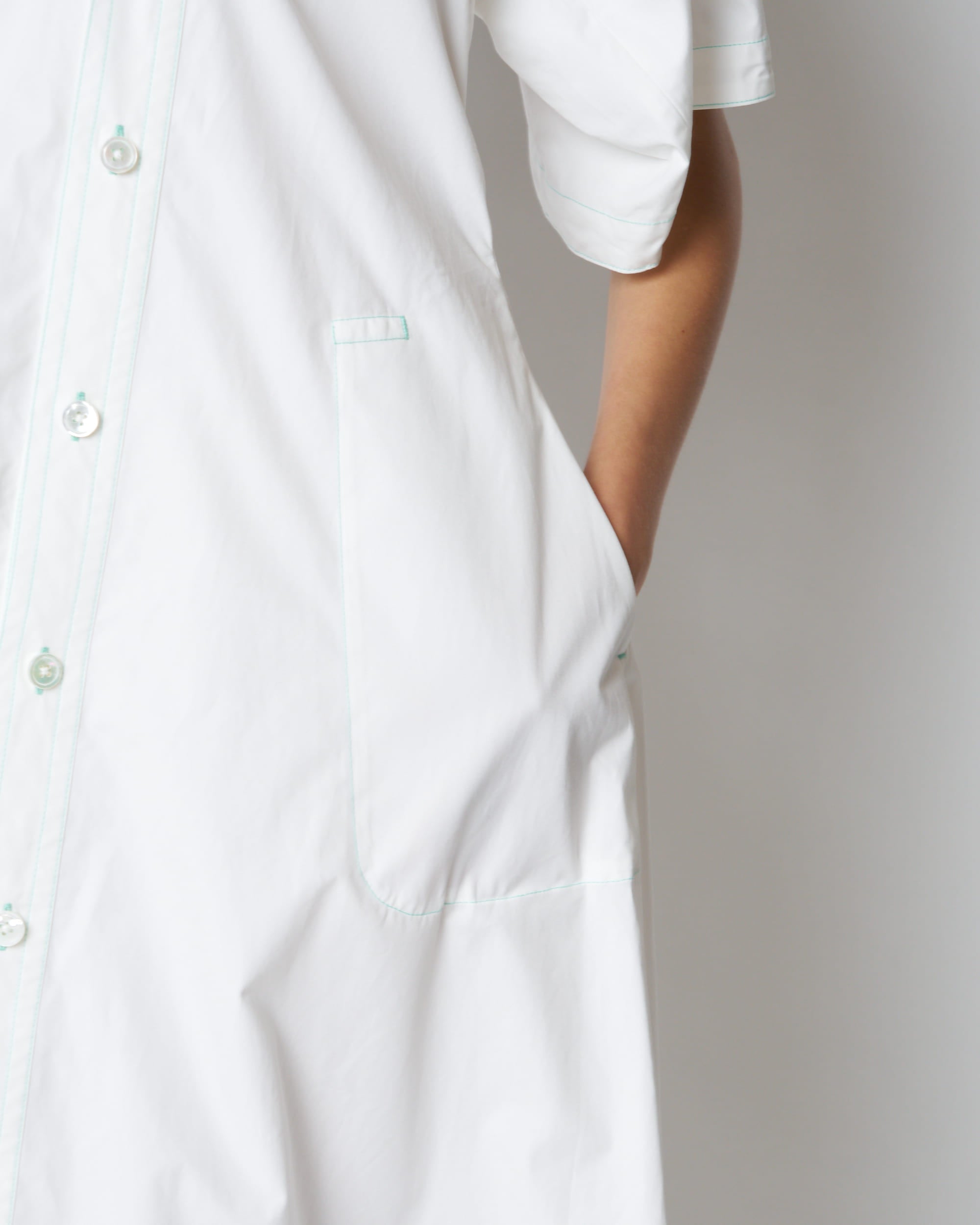 【PRE ORDER】POSY - STRUCTURED COTTON SHIRT DRESS