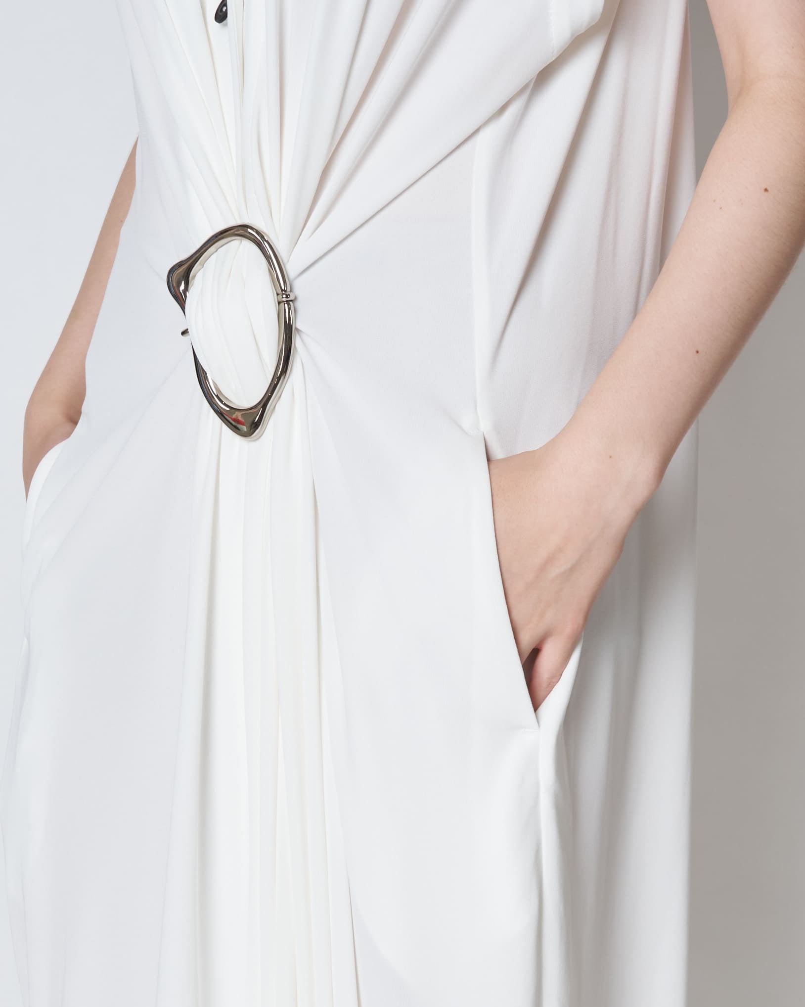 【PRE ORDER】PAVINA - BUCKLE DRAPE DRESS