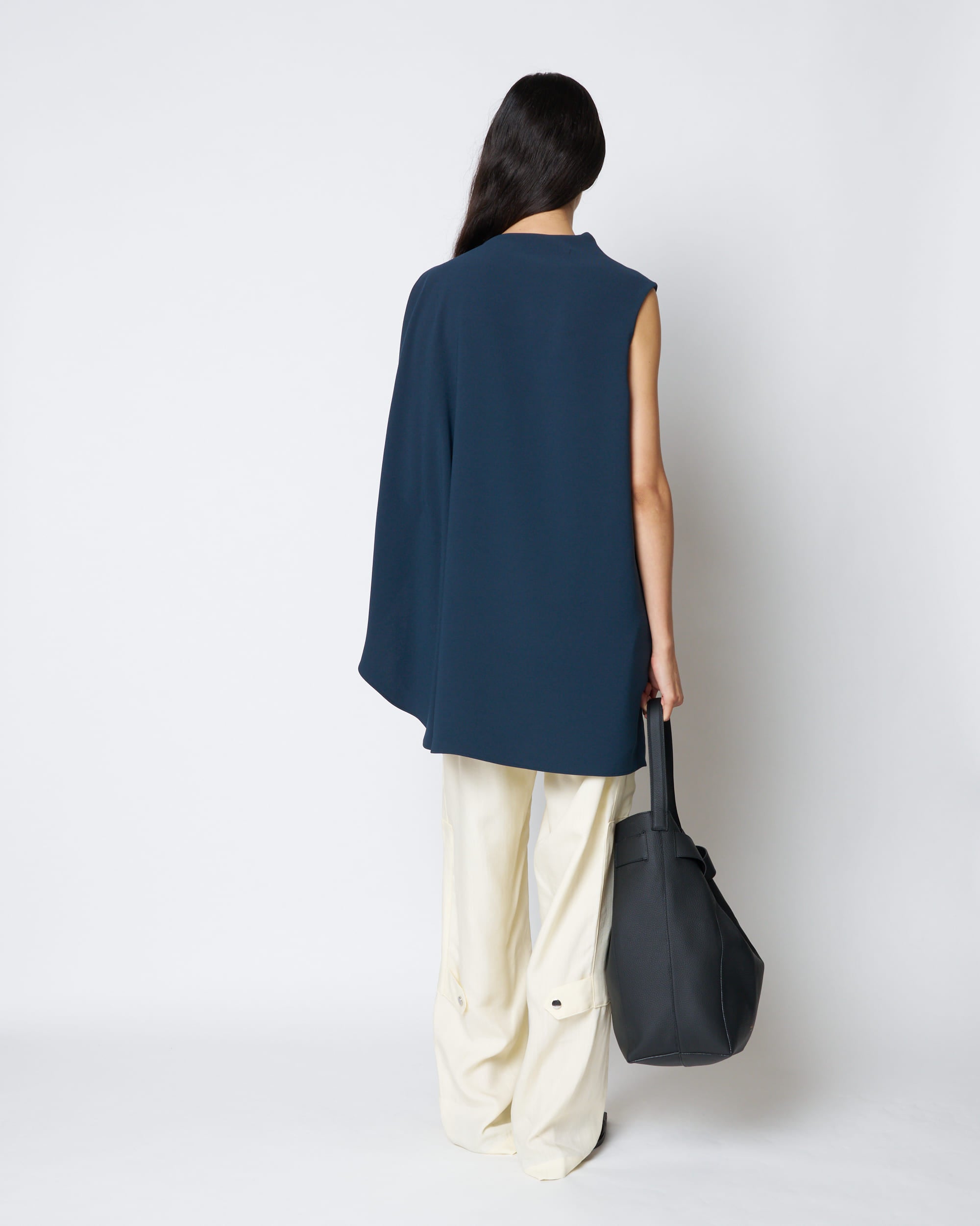【PRE ORDER】LEVI - ASYMMETRY DRAPED BLOUSE