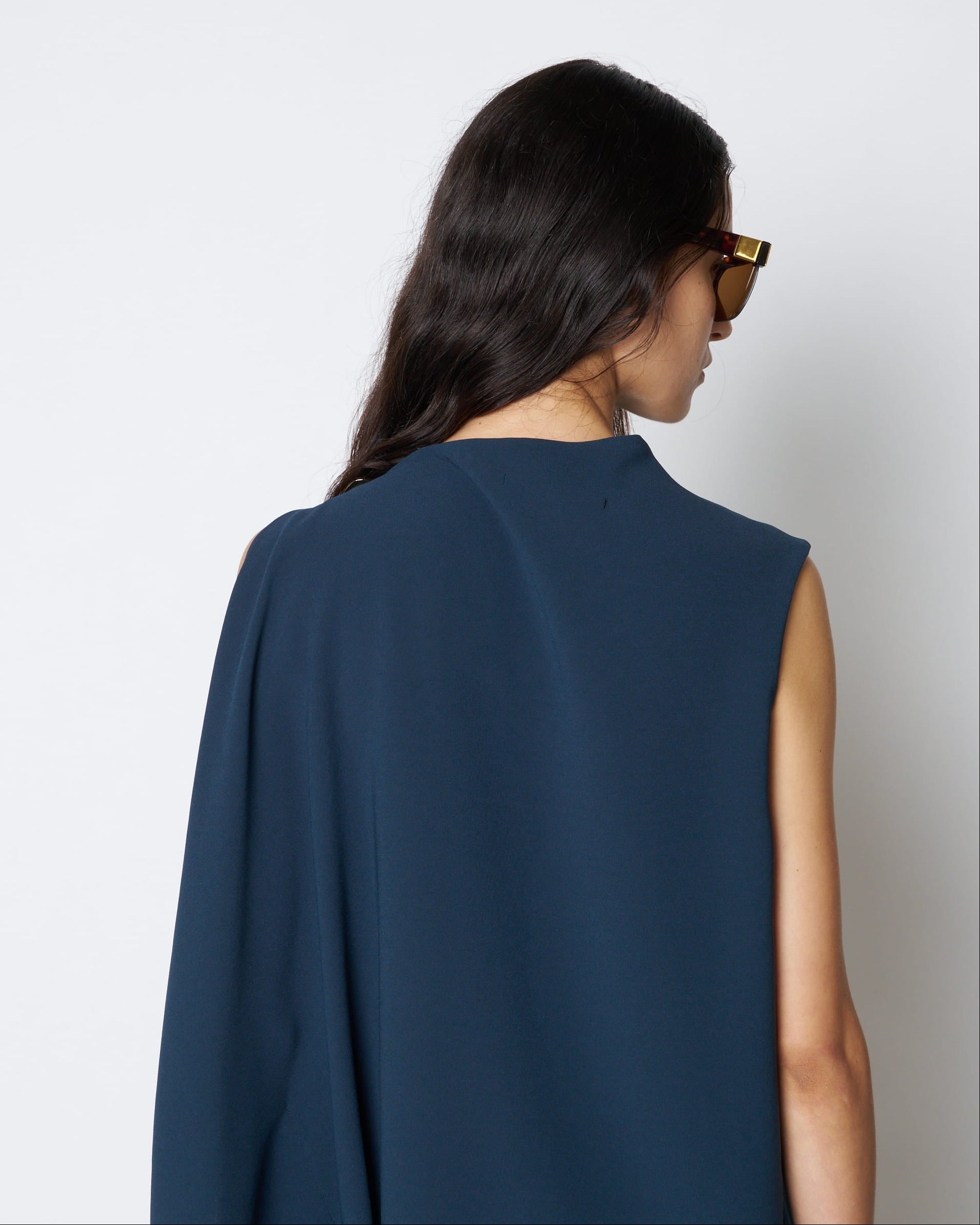【PRE ORDER】LEVI - ASYMMETRY DRAPED BLOUSE