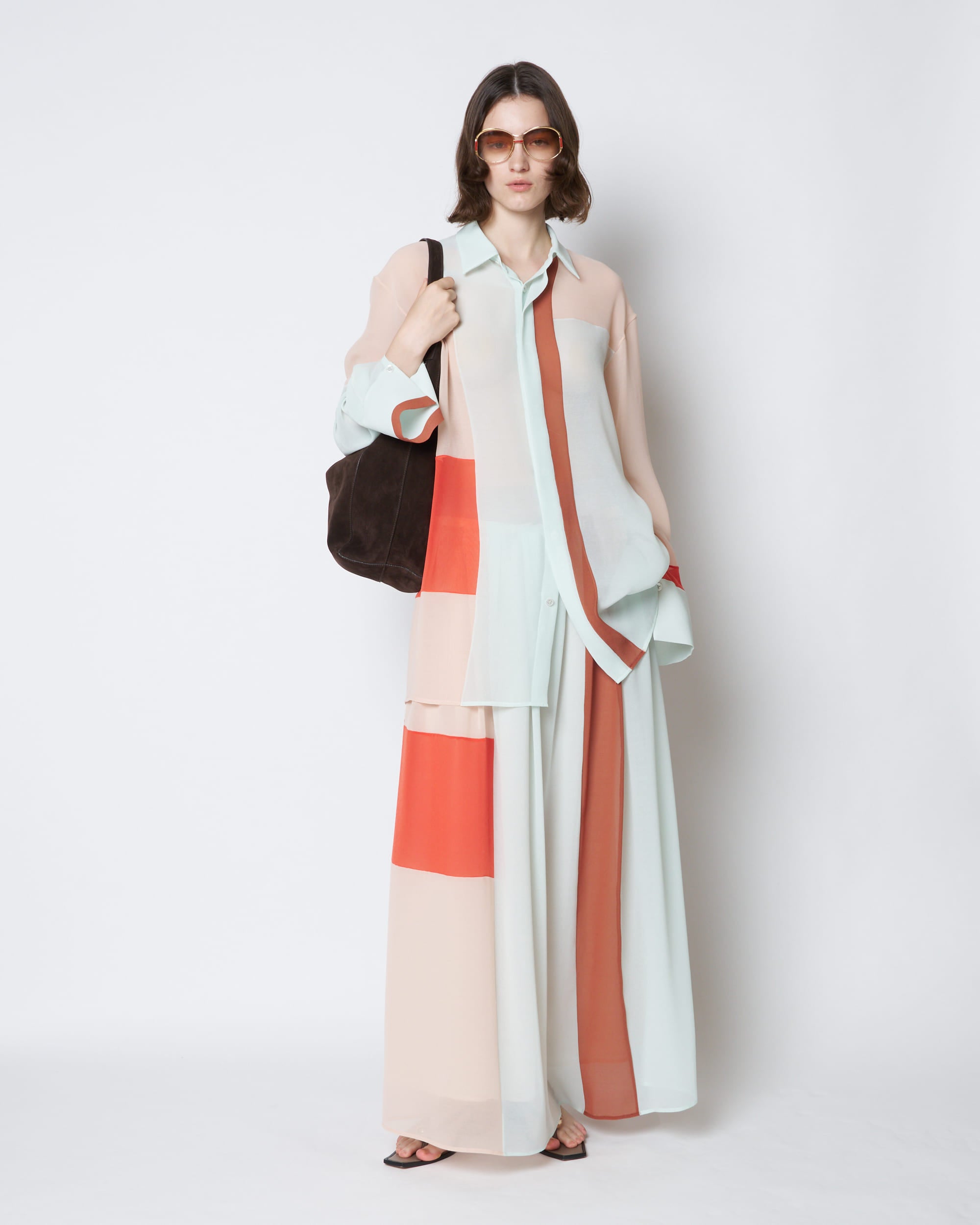 【PRE ORDER】PINE - COLOUR BLOCK SKIRT