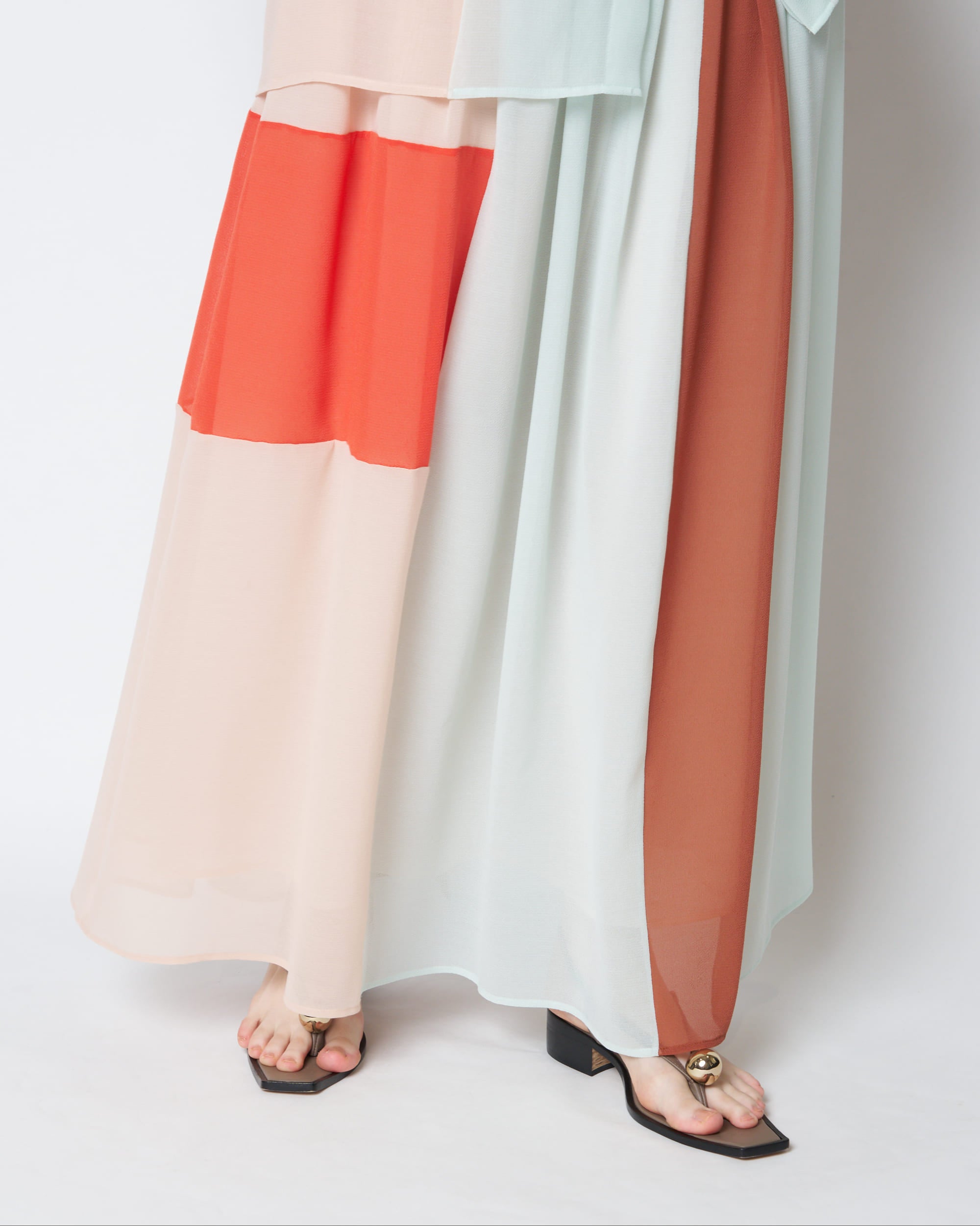 【PRE ORDER】PINE - COLOUR BLOCK SKIRT