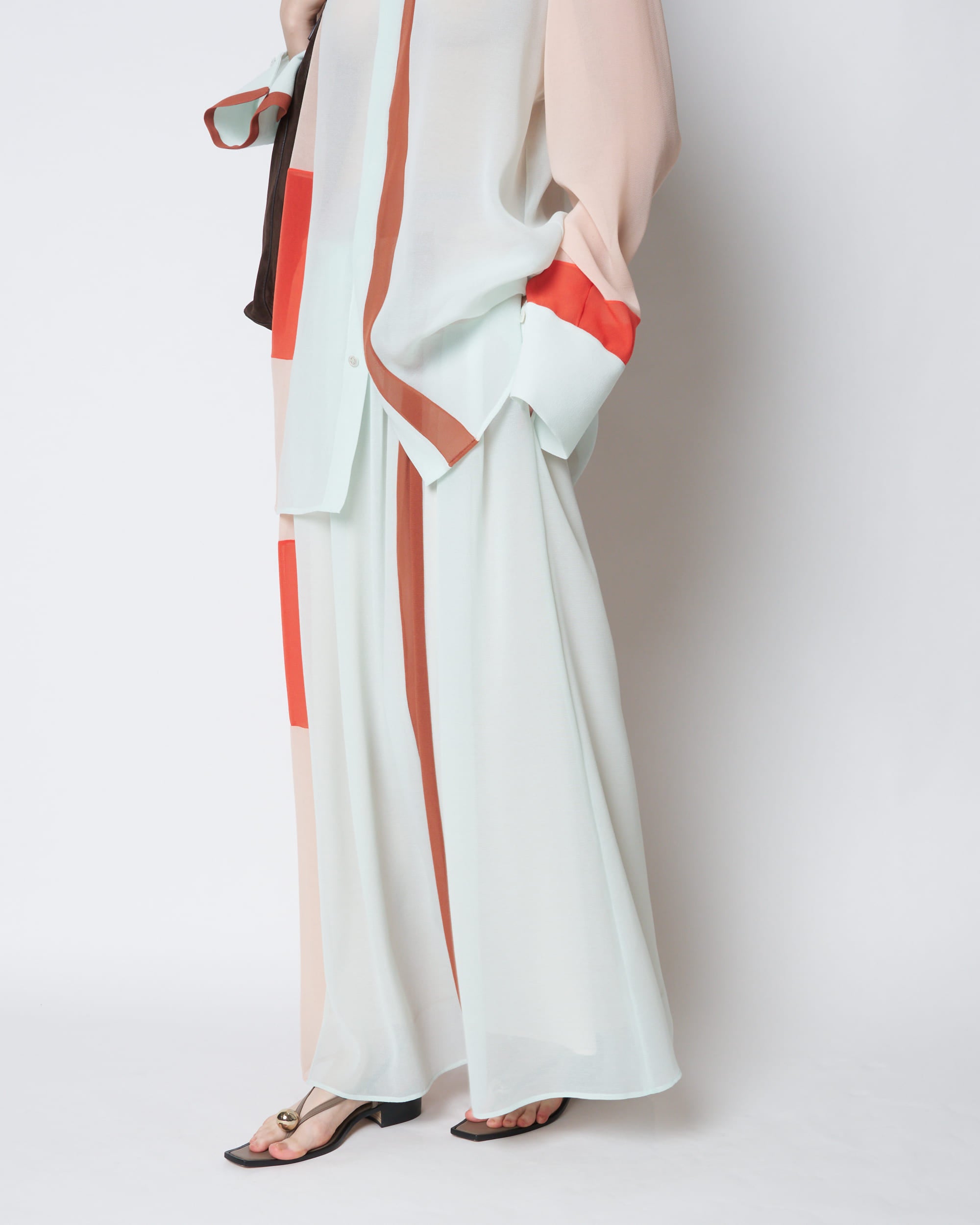 【PRE ORDER】PINE - COLOUR BLOCK SKIRT