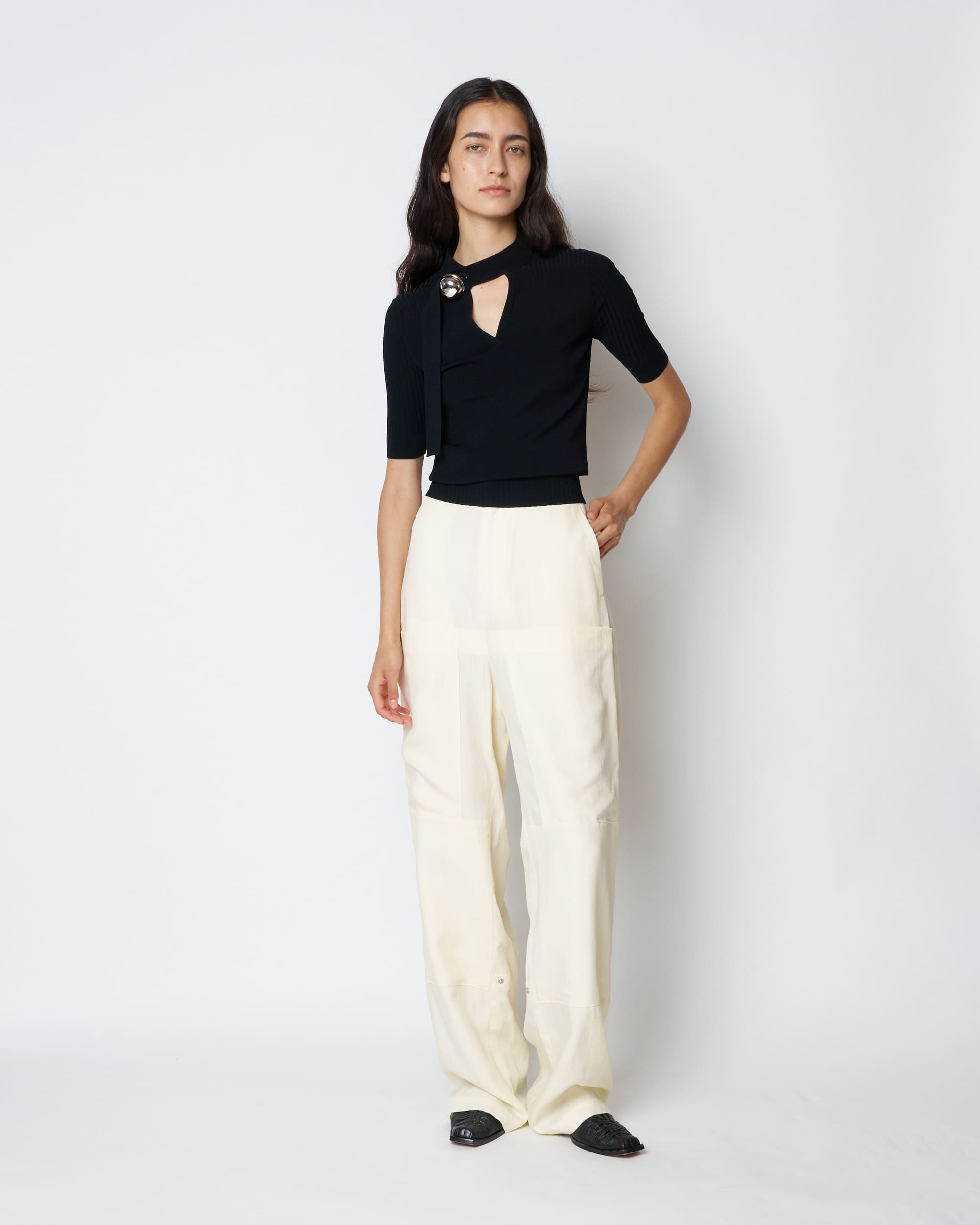 【PRE ORDER】PERONI - VISCOSE CARGO PANTS
