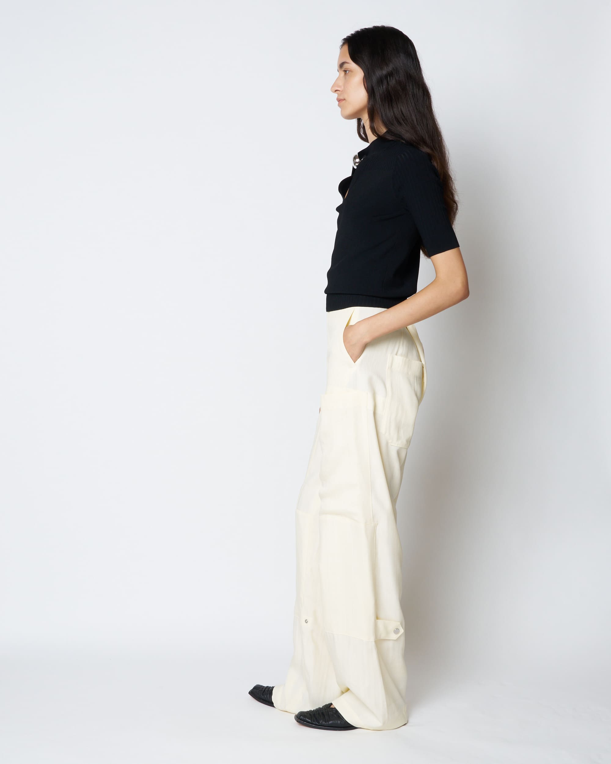 【PRE ORDER】PERONI - VISCOSE CARGO PANTS