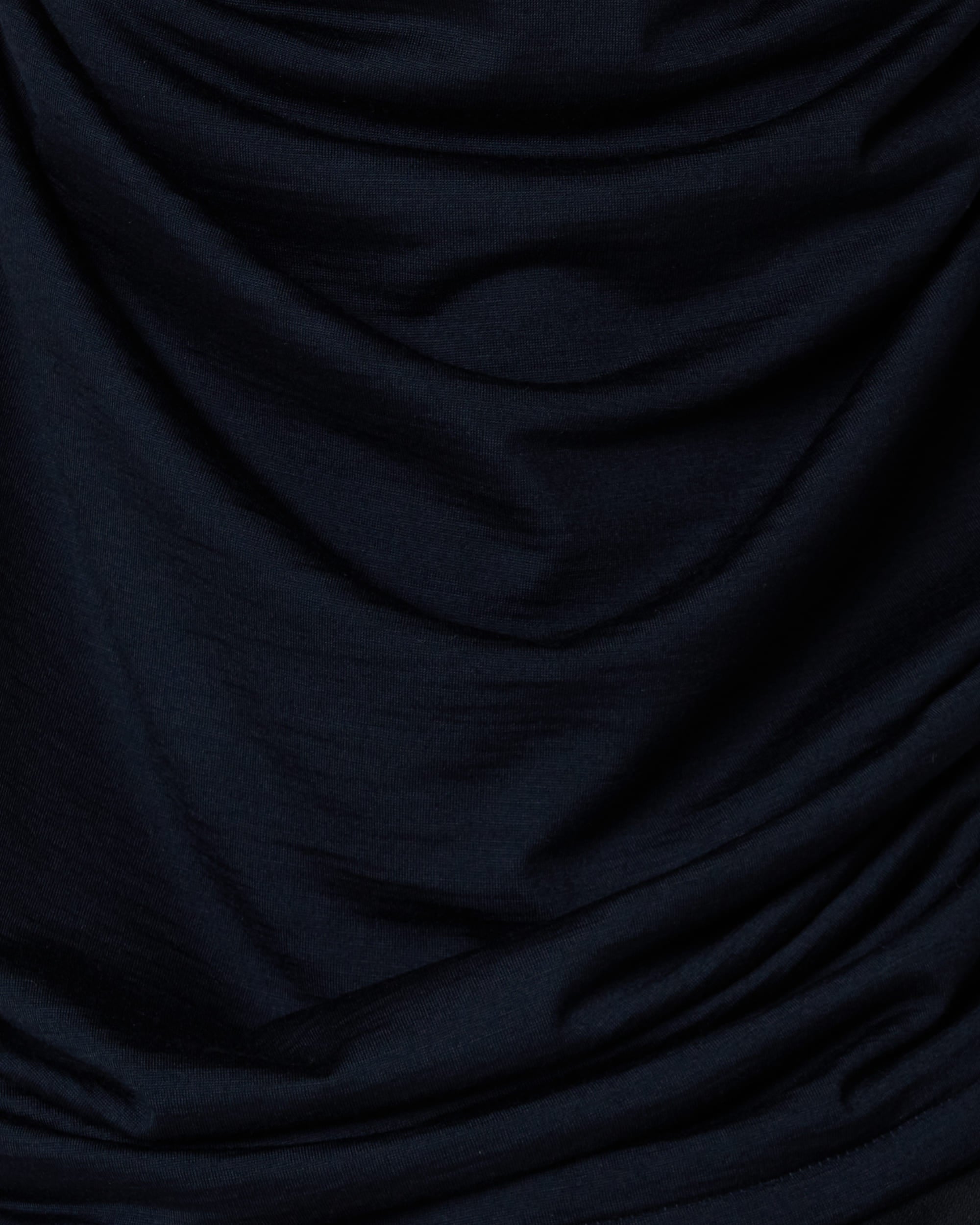 【PRE ORDER】PERINE - DRAPED COWL TOP WITH METALLIC BUTTON