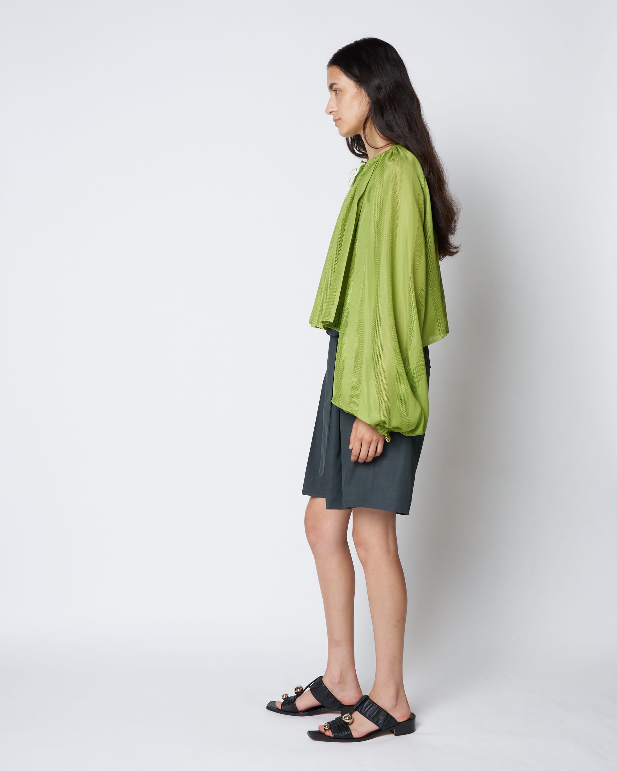 【PRE ORDER】PESTO - GATHERED DRAPE SUMMER JACKET