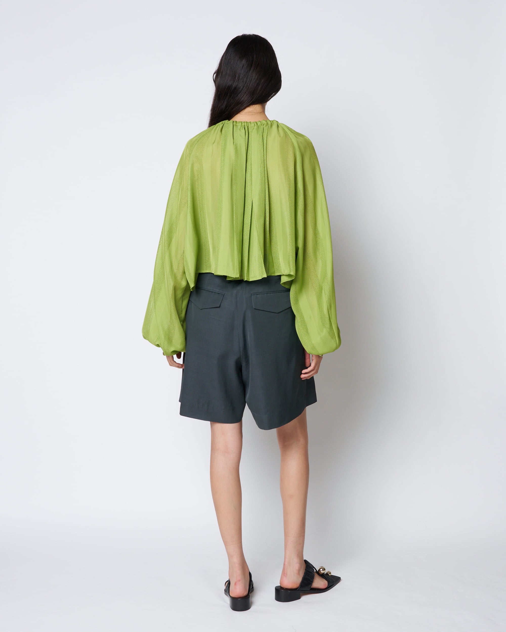【PRE ORDER】PESTO - GATHERED DRAPE SUMMER JACKET