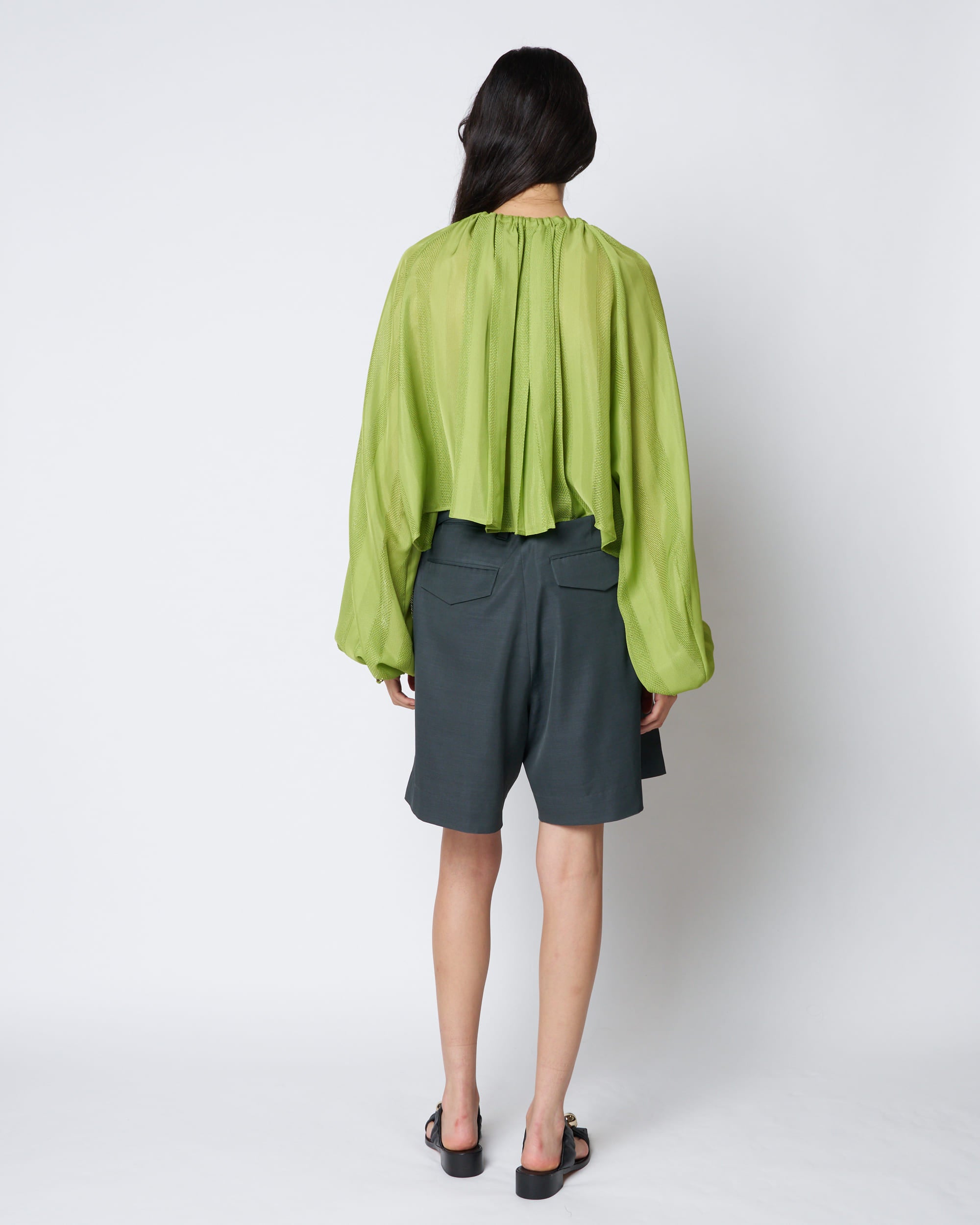 【PRE ORDER】PAUL - SUMMER WOOL BELTED SHORT PANTS