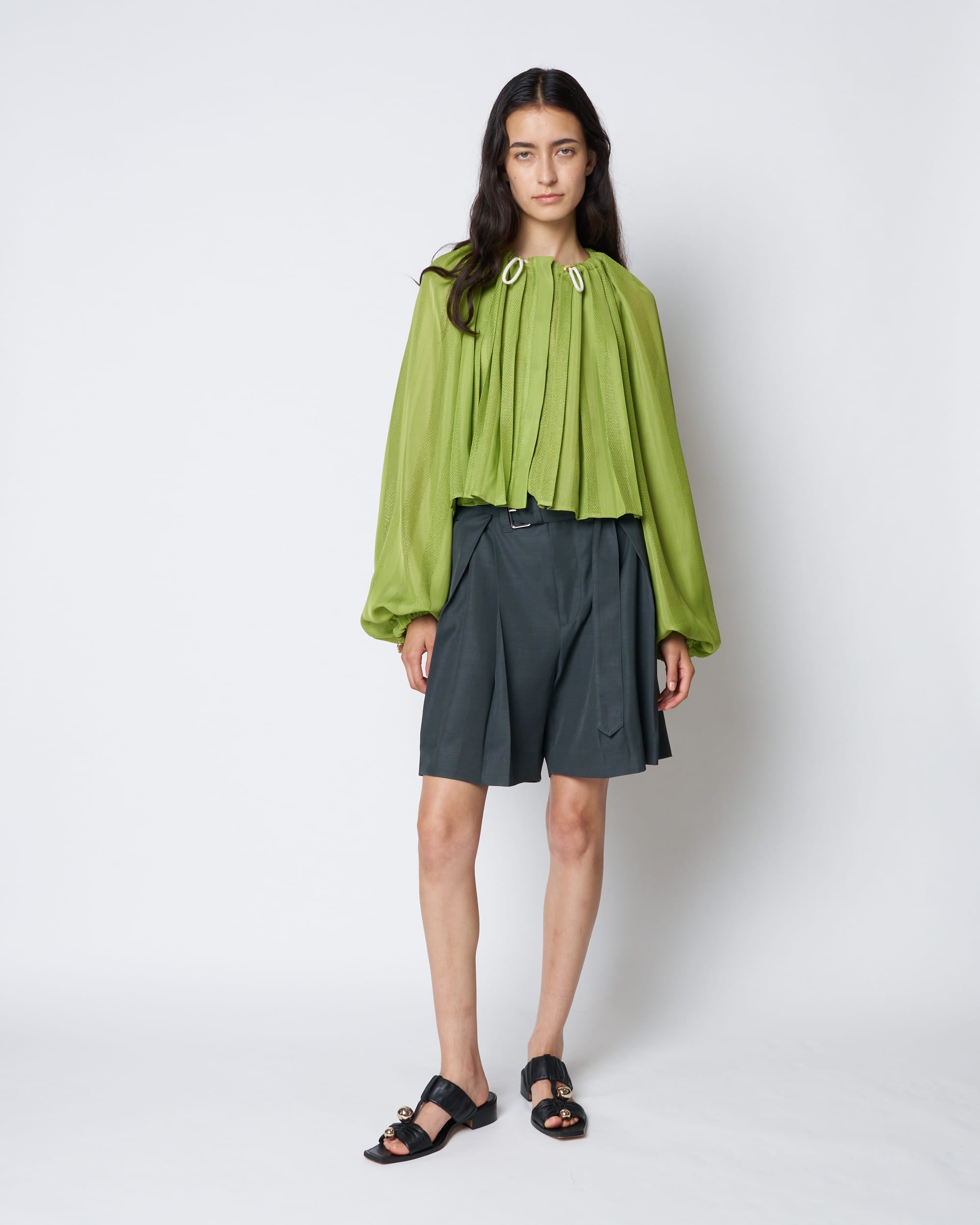 【PRE ORDER】PESTO - GATHERED DRAPE SUMMER JACKET