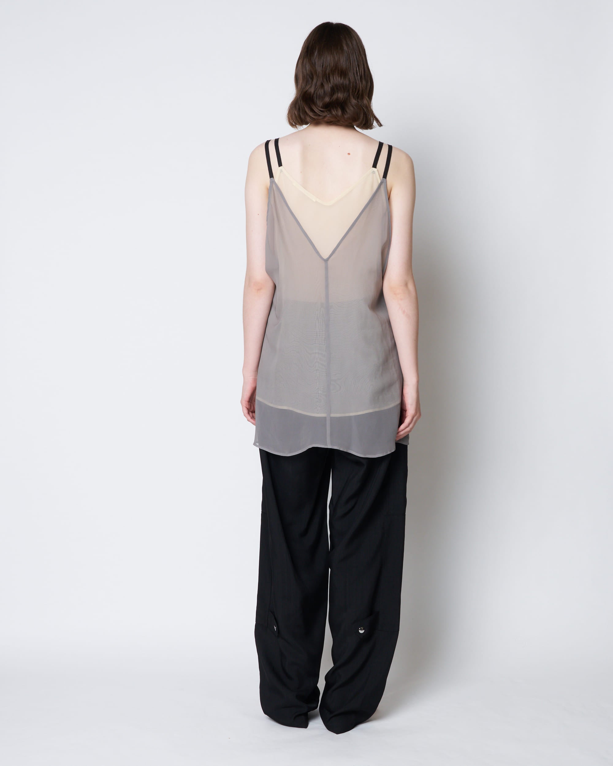 【PRE ORDER】PIA - SHEER LAYERED SILK TOP