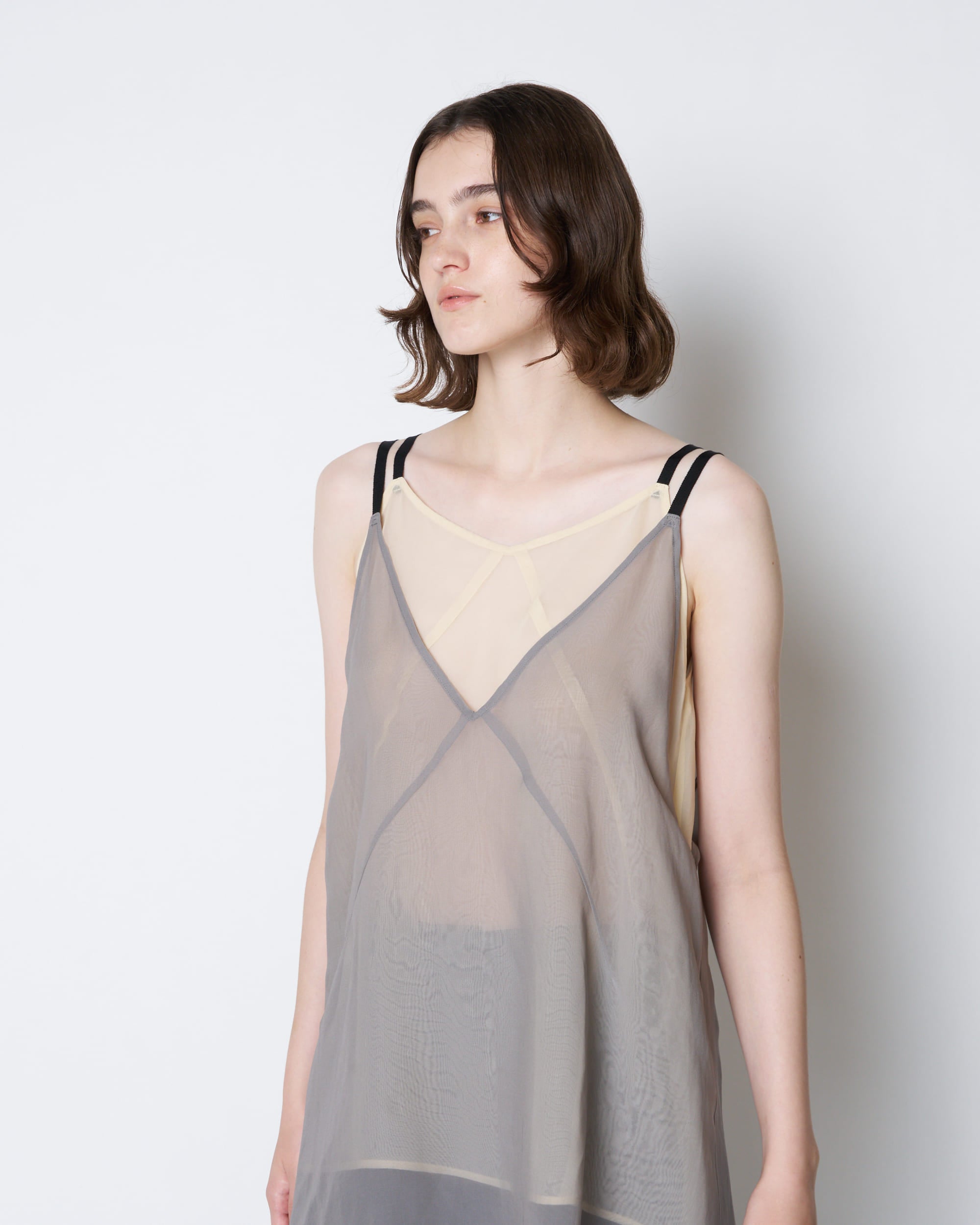 【PRE ORDER】PIA - SHEER LAYERED SILK TOP