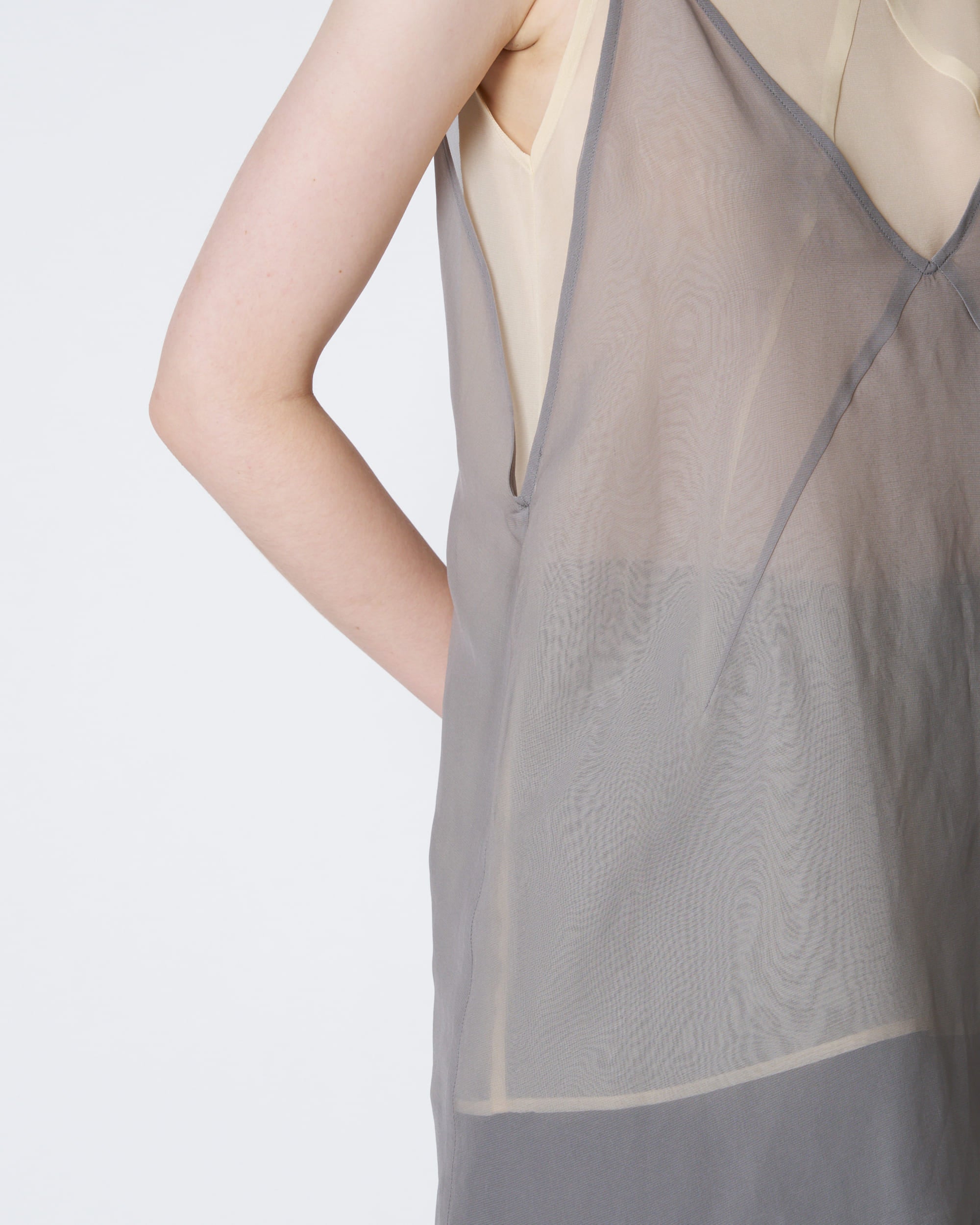 【PRE ORDER】PIA - SHEER LAYERED SILK TOP