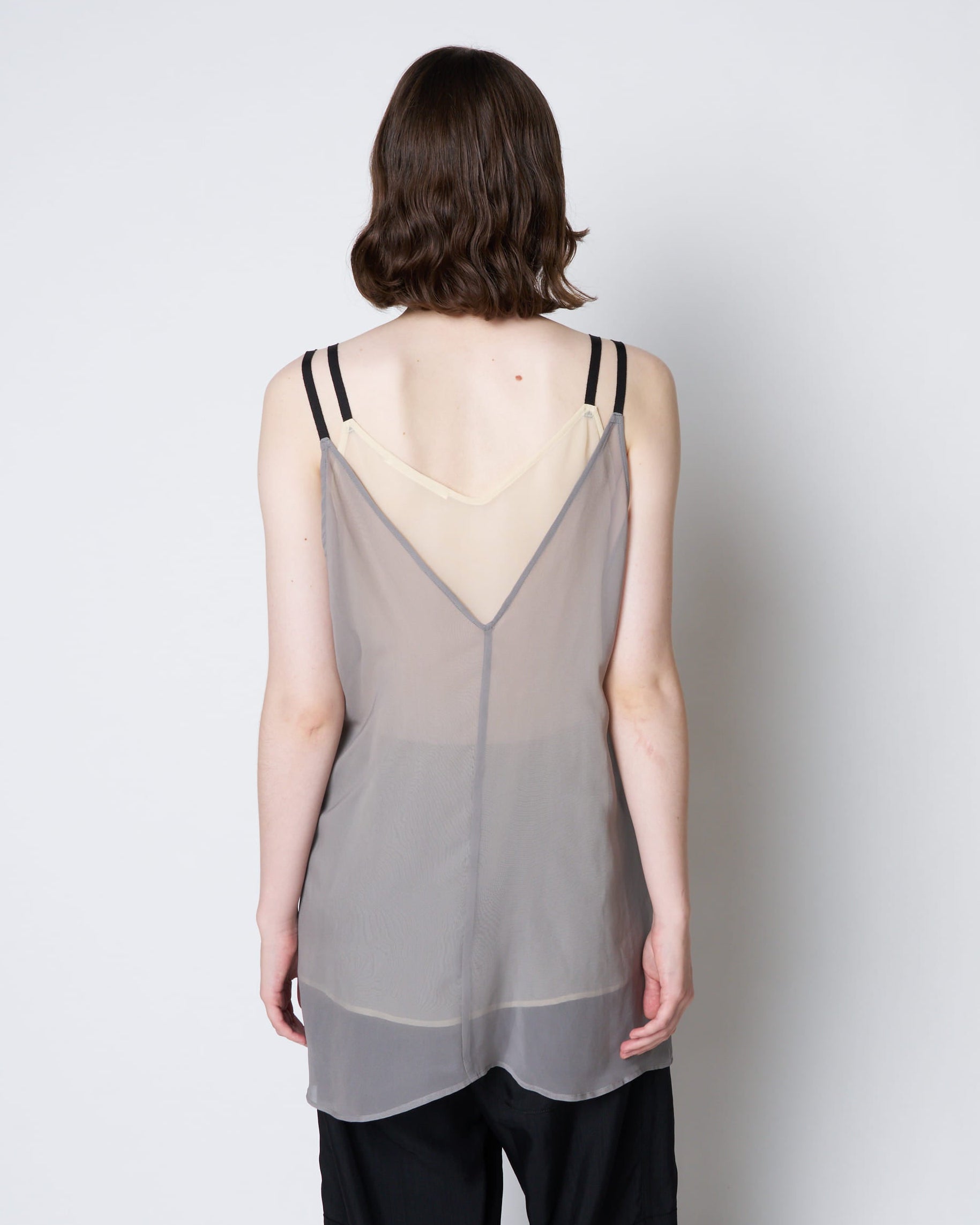 【PRE ORDER】PIA - SHEER LAYERED SILK TOP