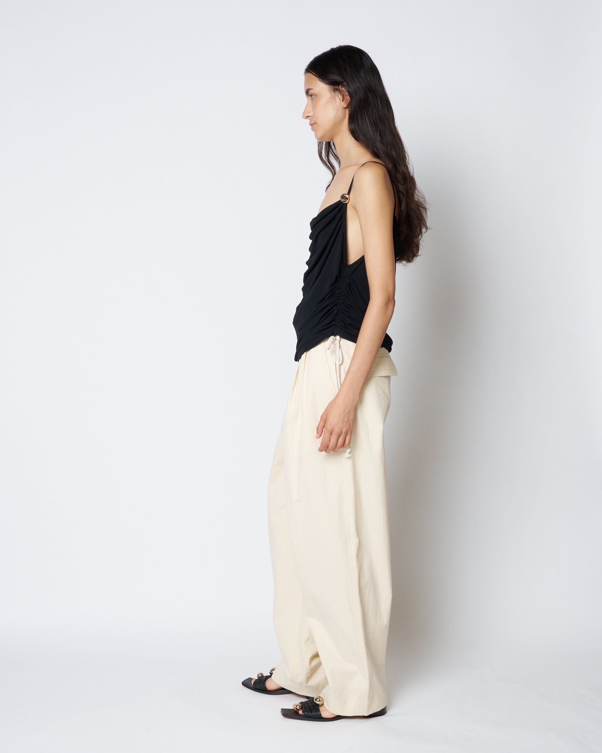 【PRE ORDER】PAT - COTTON BELTED PANTS