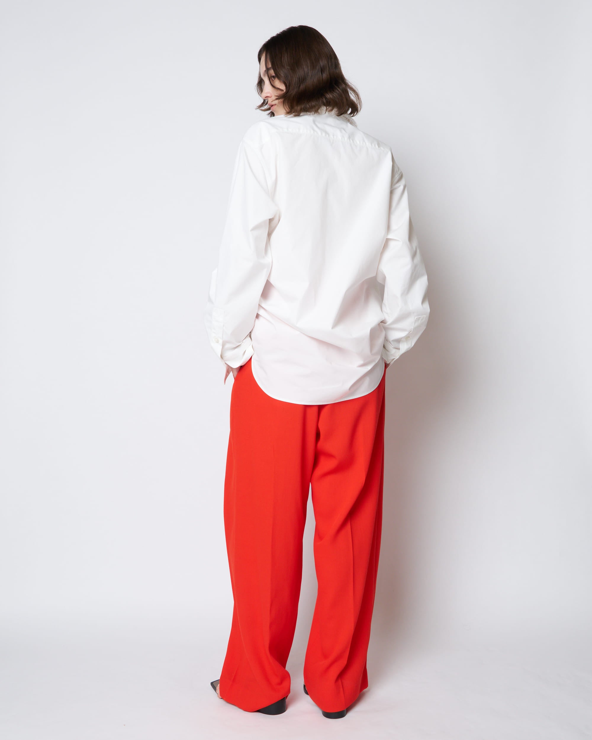 【PRE ORDER】ODETTE - SUMMER WOOL BELTED PANTS