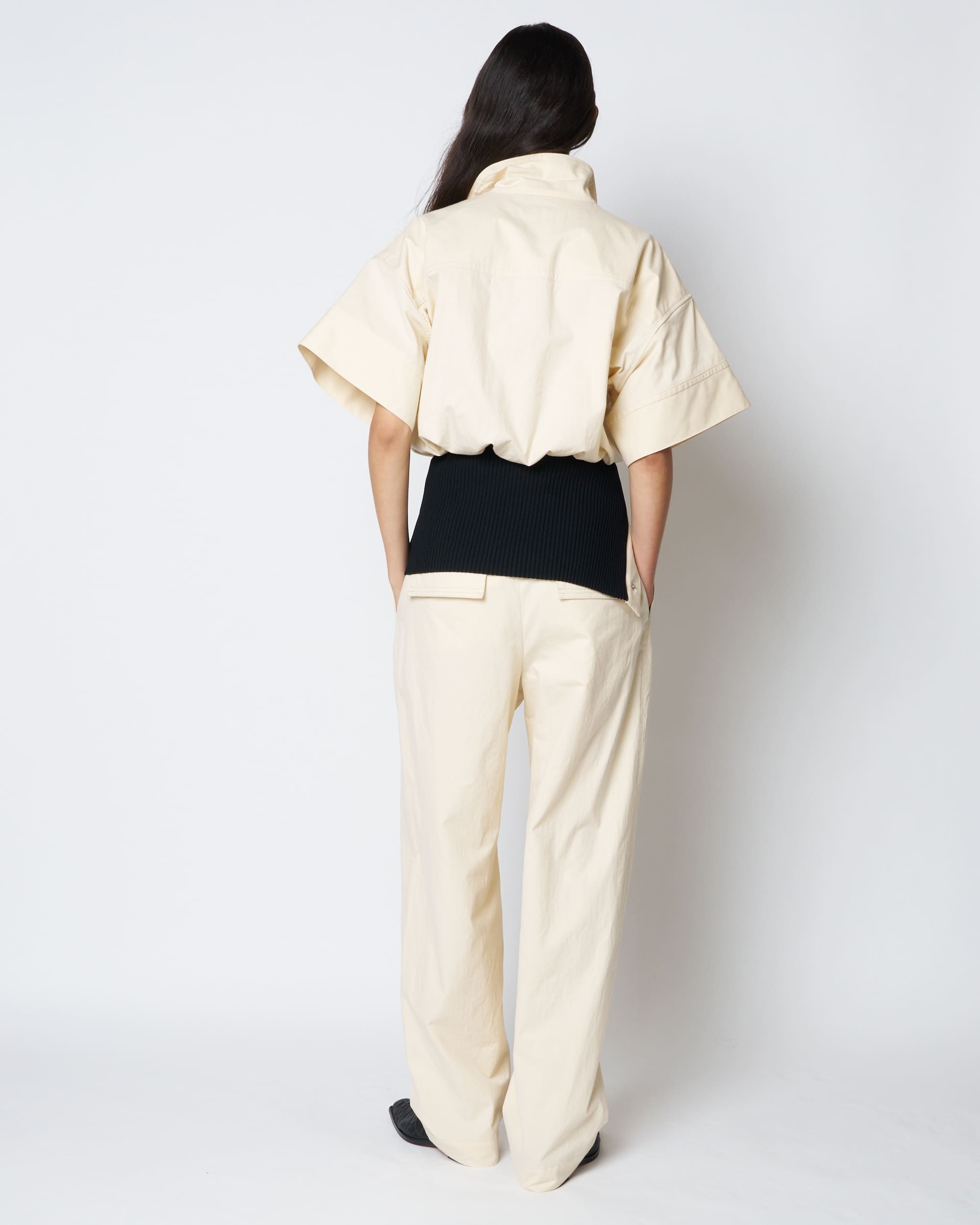 【PRE ORDER】PORTIA - RIB PANEL UTILITY SHIRT