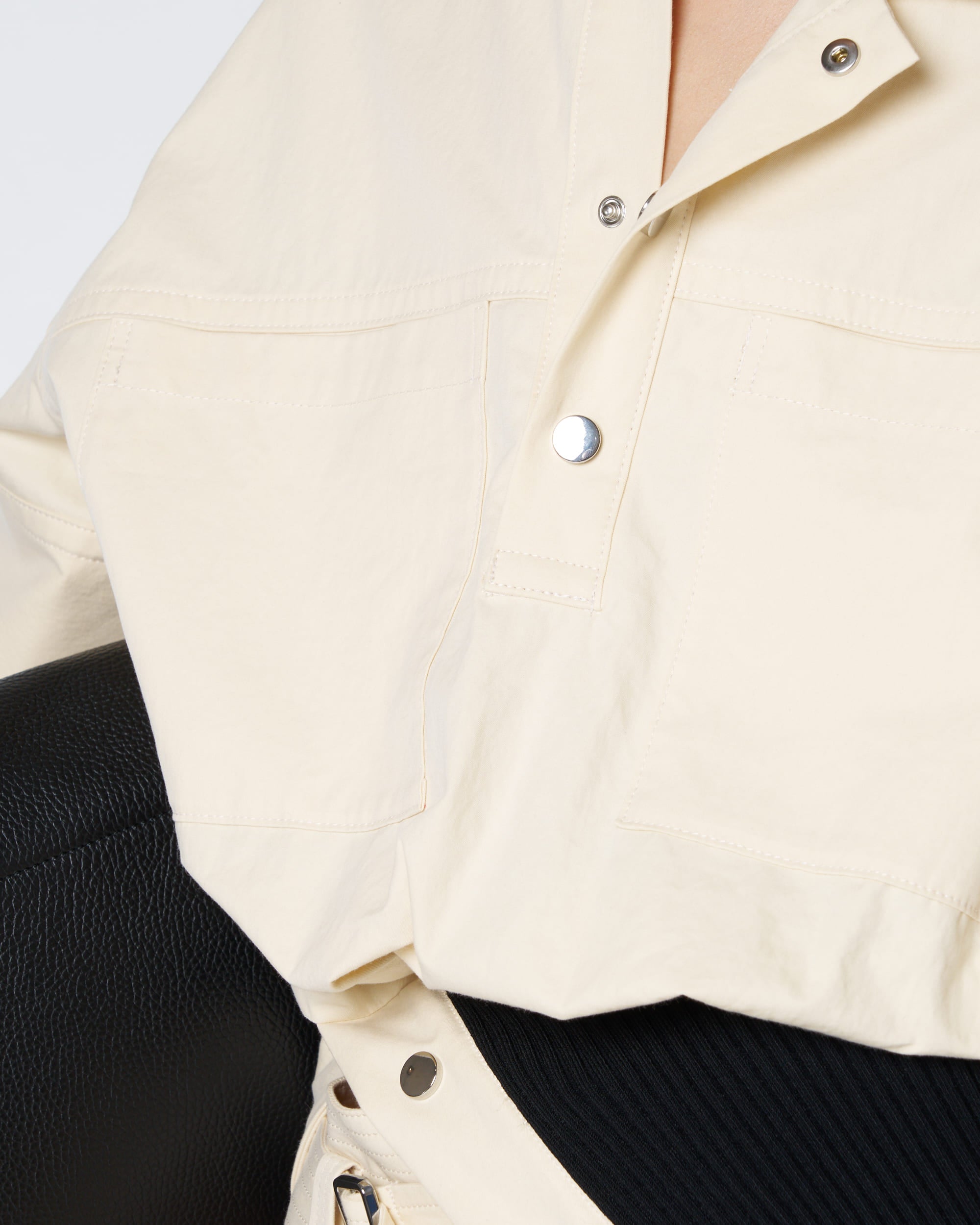 【PRE ORDER】PORTIA - RIB PANEL UTILITY SHIRT