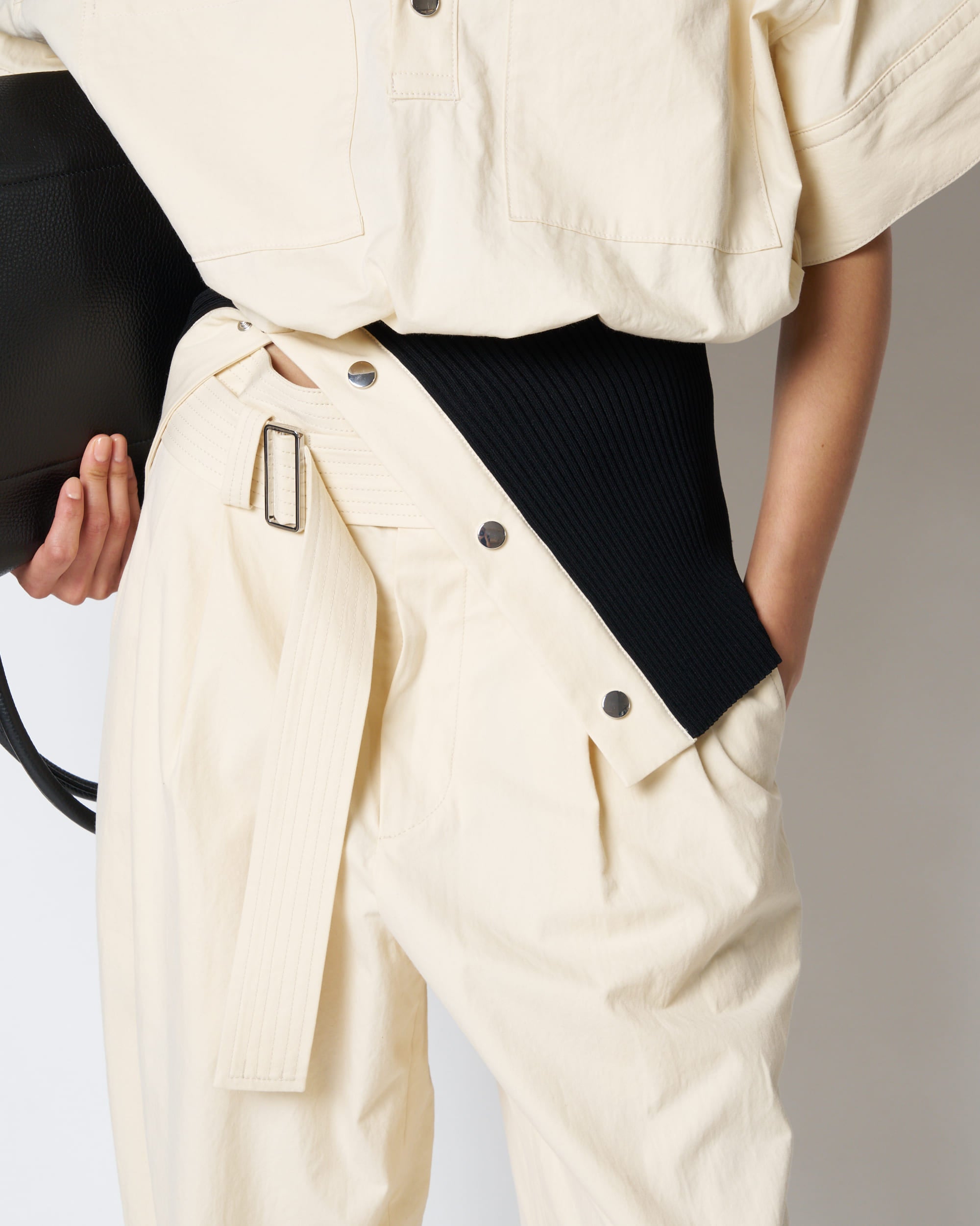 【PRE ORDER】PORTIA - RIB PANEL UTILITY SHIRT