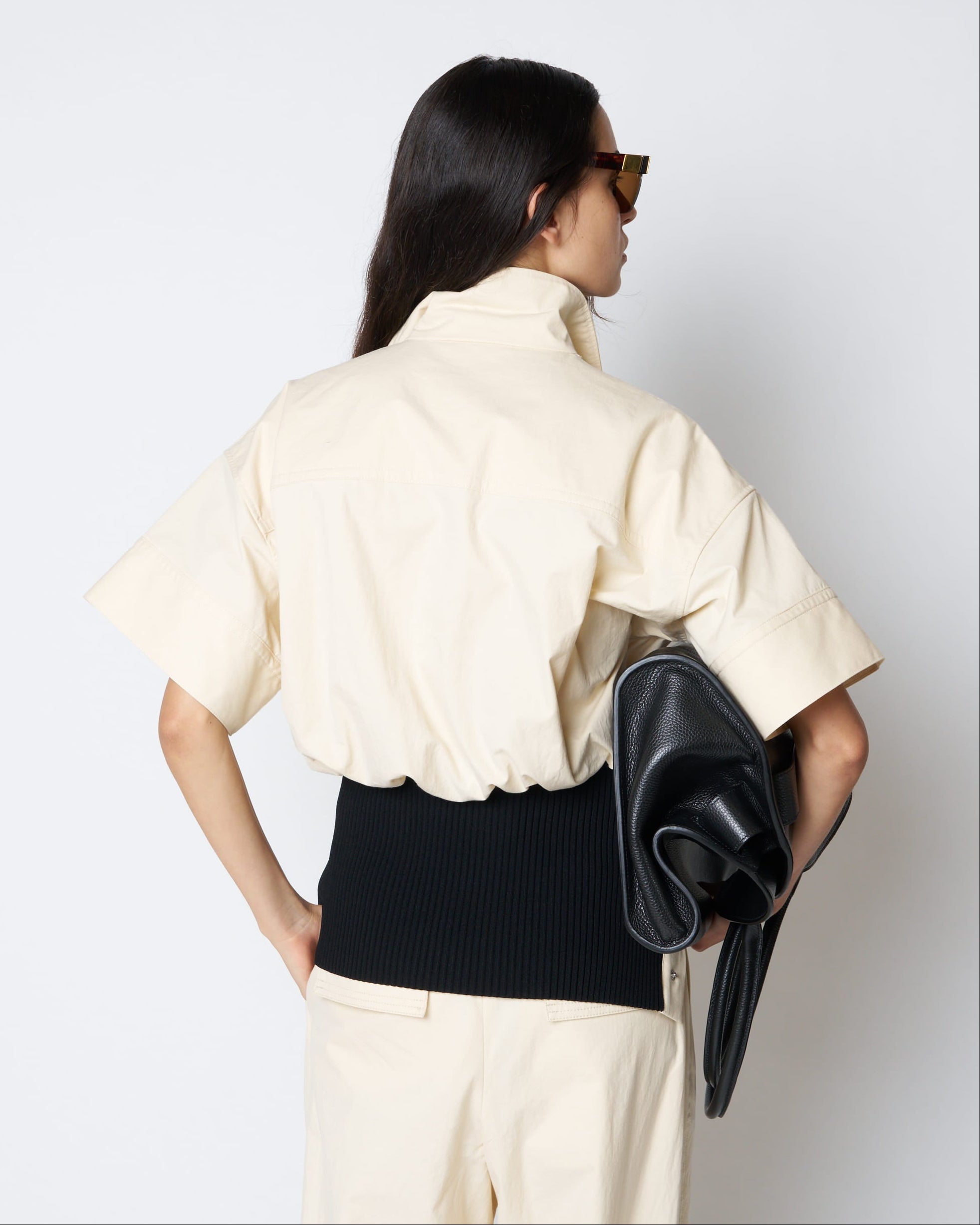 【PRE ORDER】PORTIA - RIB PANEL UTILITY SHIRT