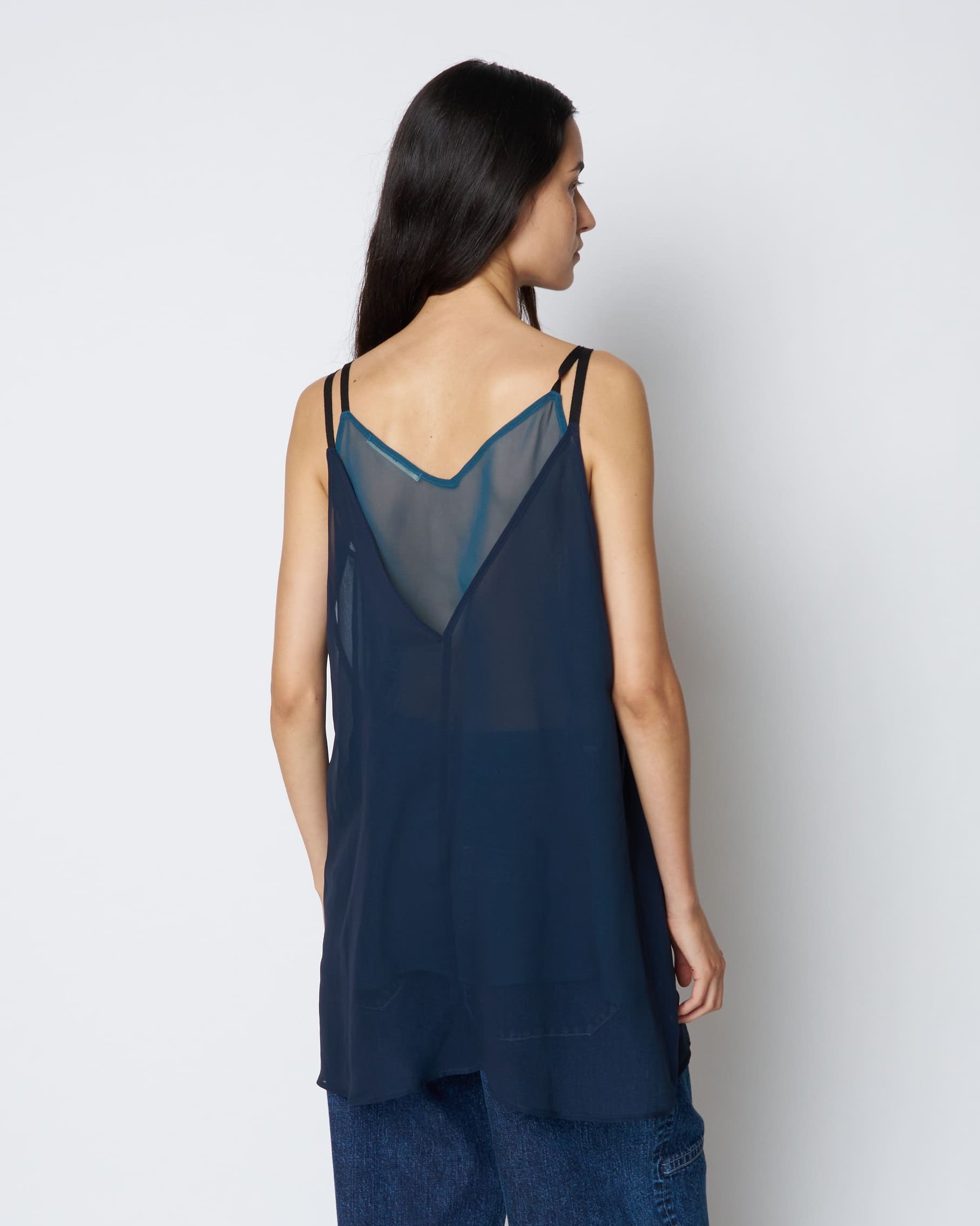 【PRE ORDER】PIA - SHEER LAYERED SILK TOP