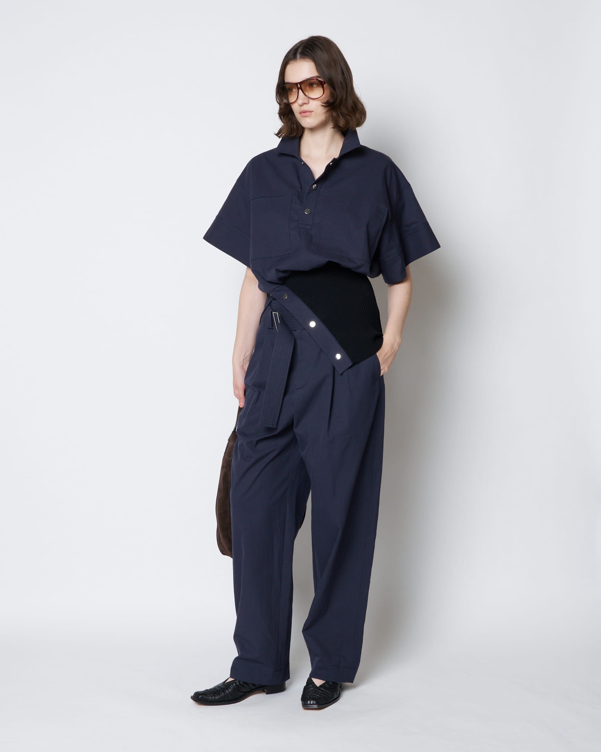 【PRE ORDER】PORTIA - RIB PANEL UTILITY SHIRT