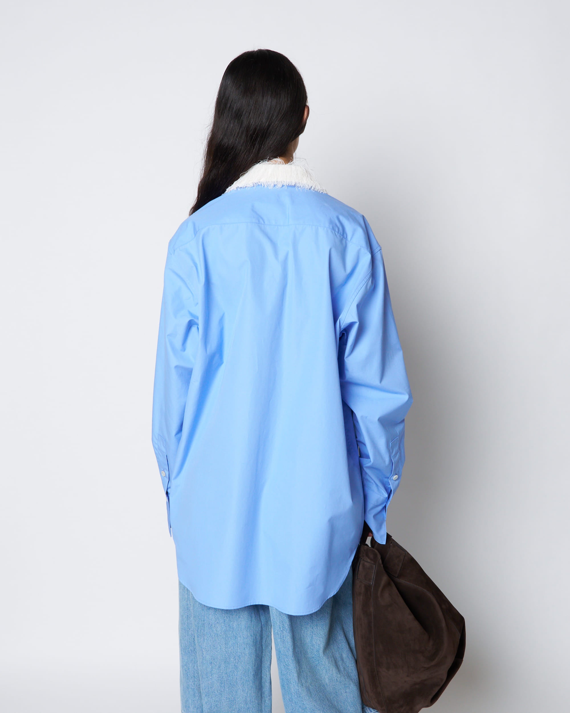 【PRE ORDER】NAVIA - REMOVABLE COLLAR COTTON SHIRT