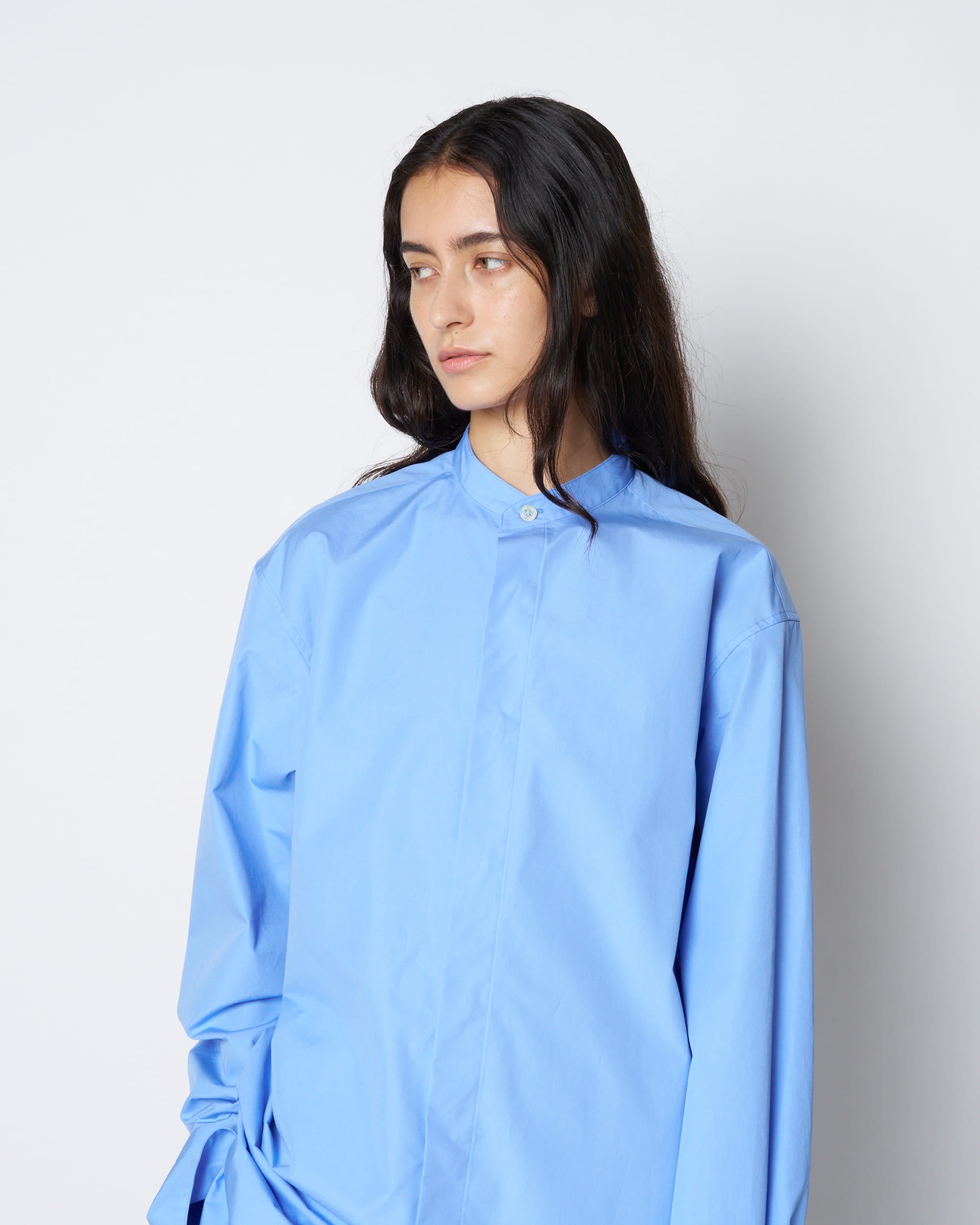 【PRE ORDER】NAVIA - REMOVABLE COLLAR COTTON SHIRT