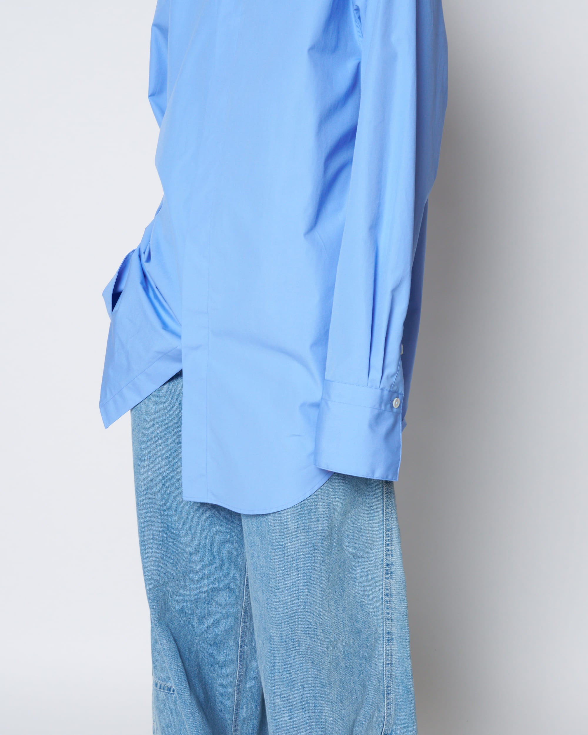 【PRE ORDER】NAVIA - REMOVABLE COLLAR COTTON SHIRT