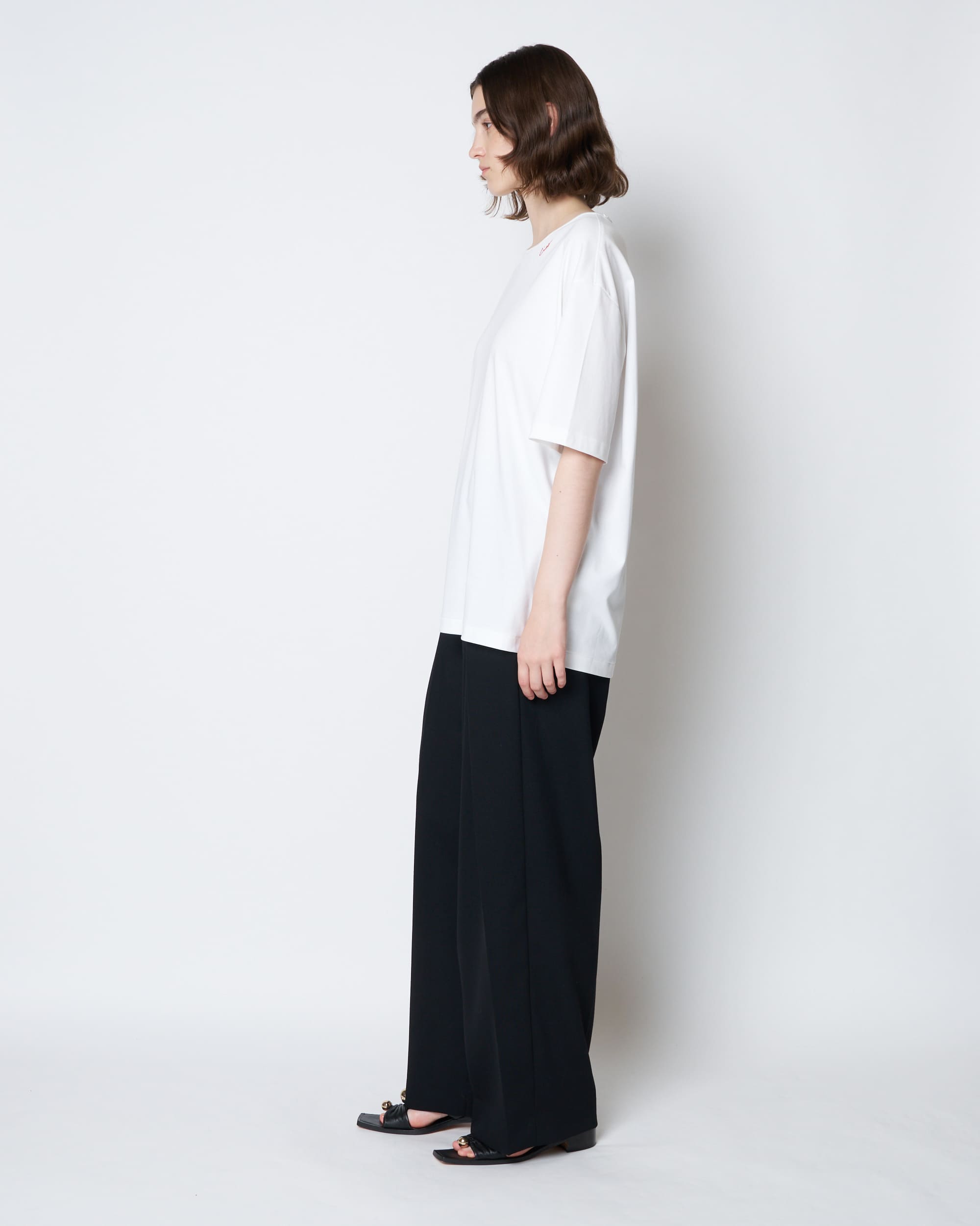 【PRE ORDER】CIAO - LOOSE FIT EMBROIDERED T-SHIRT