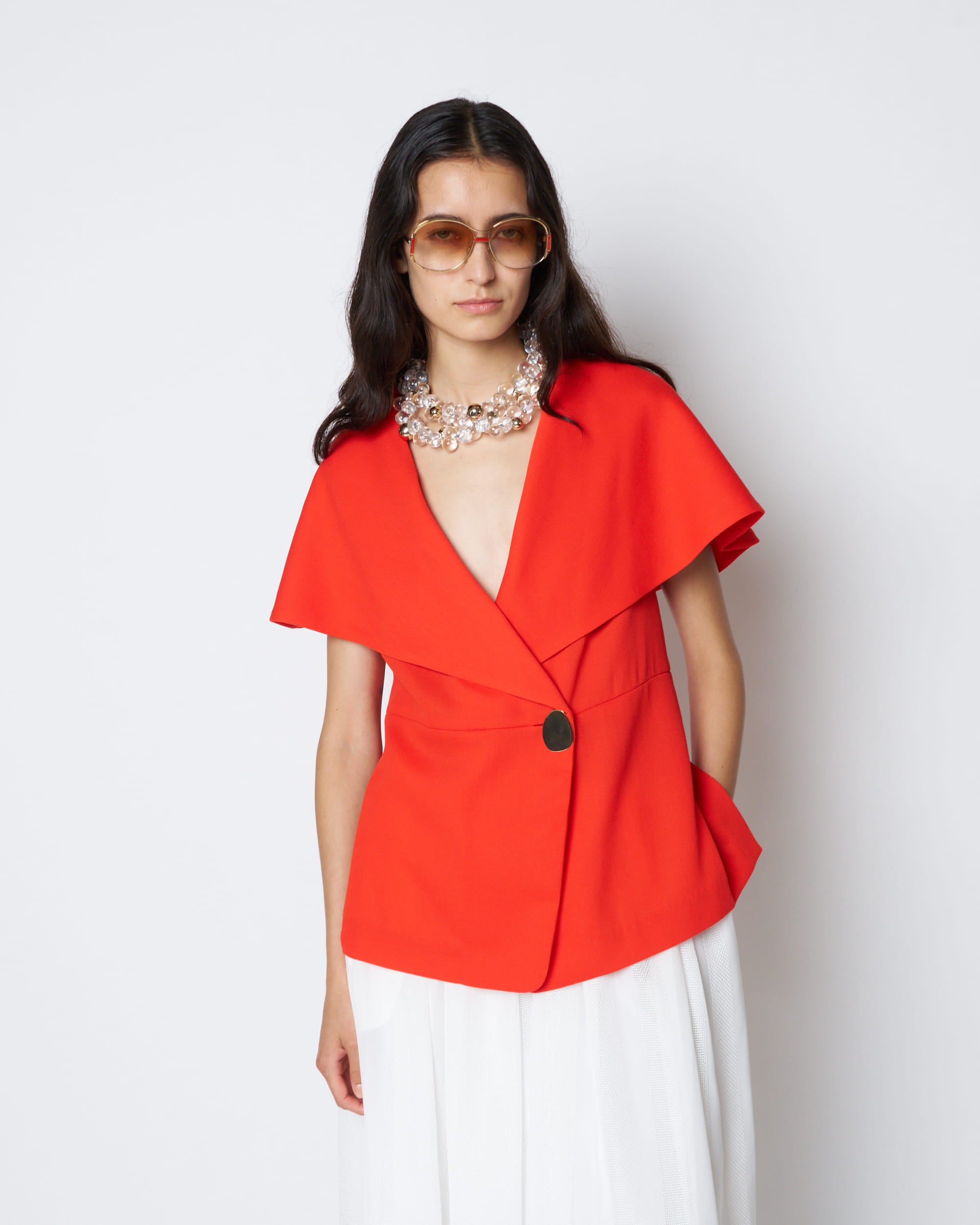 【PRE ORDER】POLA - CAPE COLLAR JACKET