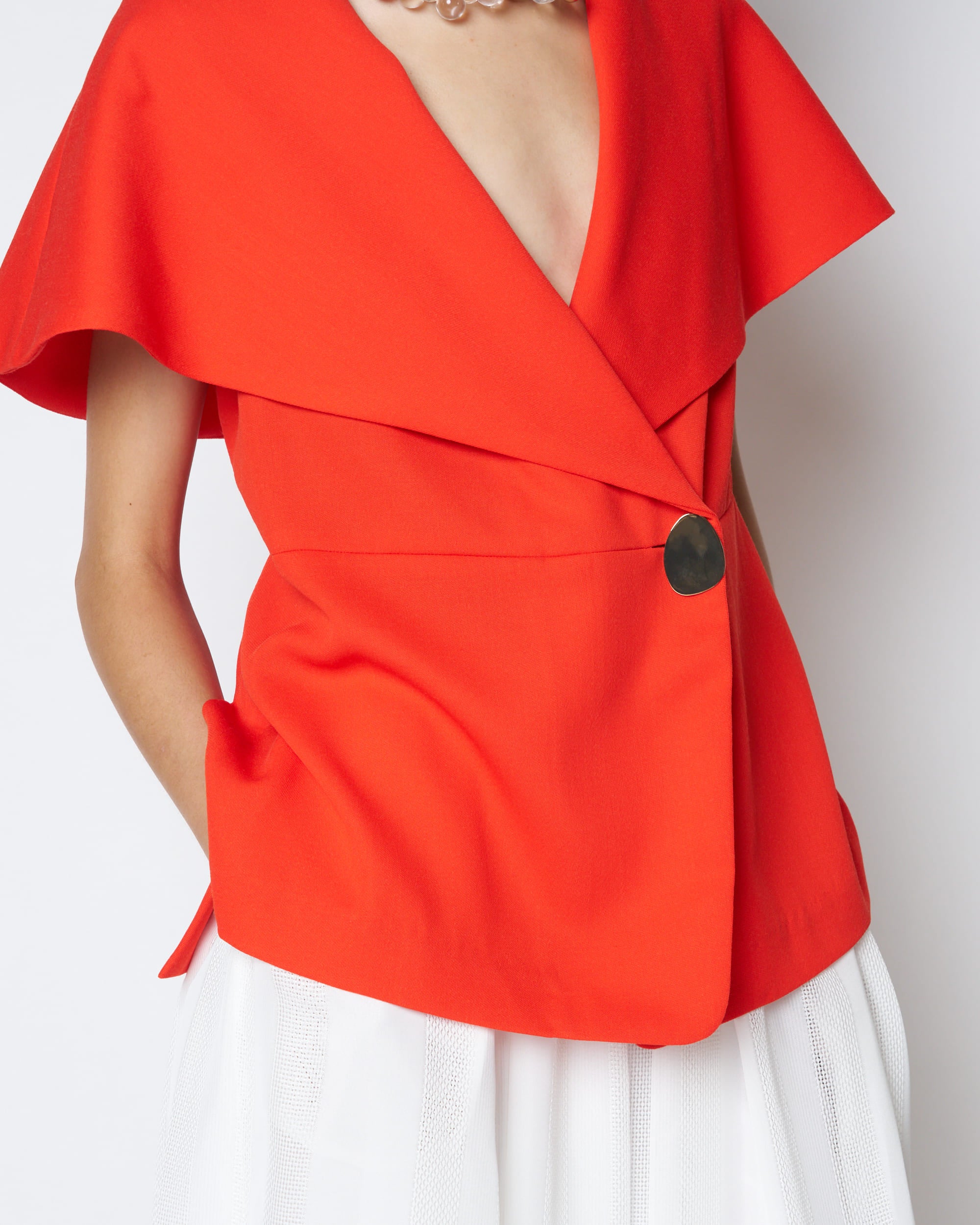 【PRE ORDER】POLA - CAPE COLLAR JACKET