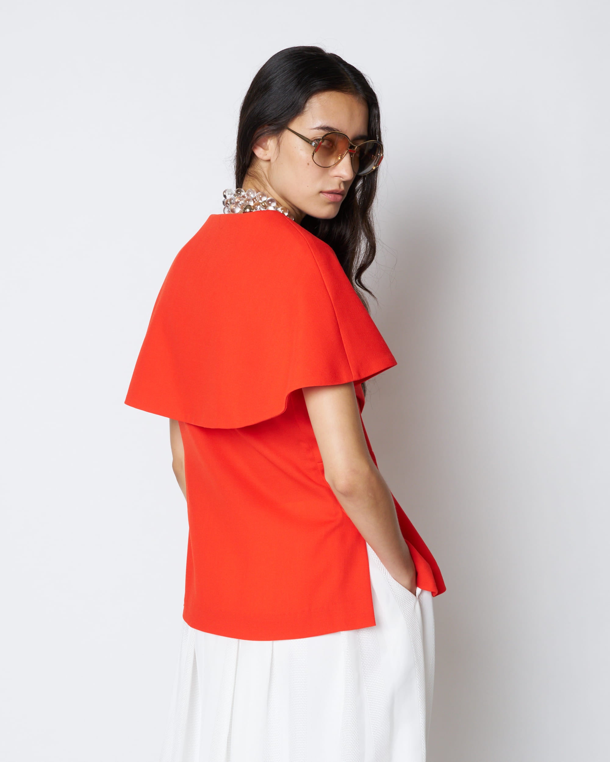 【PRE ORDER】POLA - CAPE COLLAR JACKET