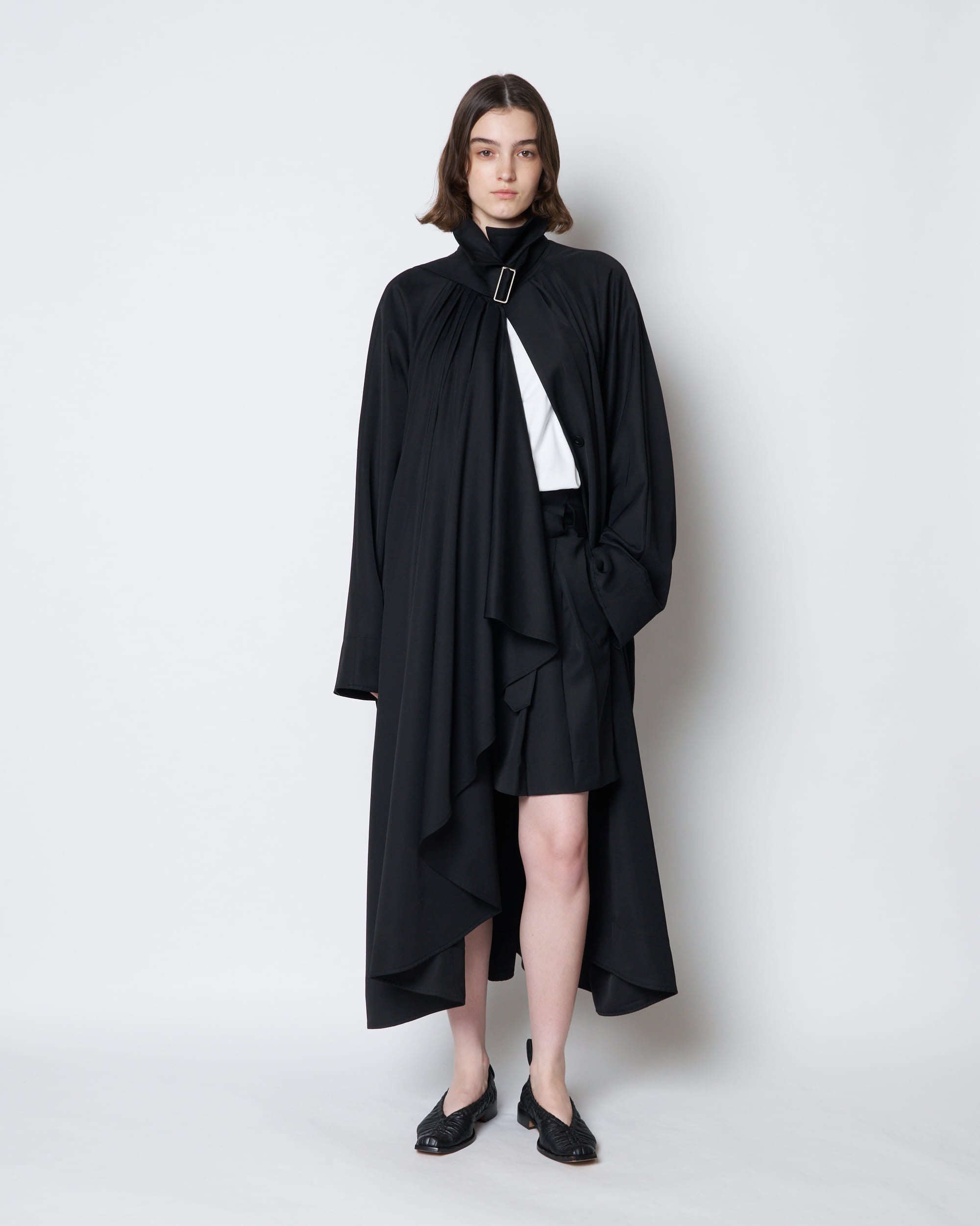 【PRE ORDER】PELAGIA - FRONT GATHER BUCKLE COAT
