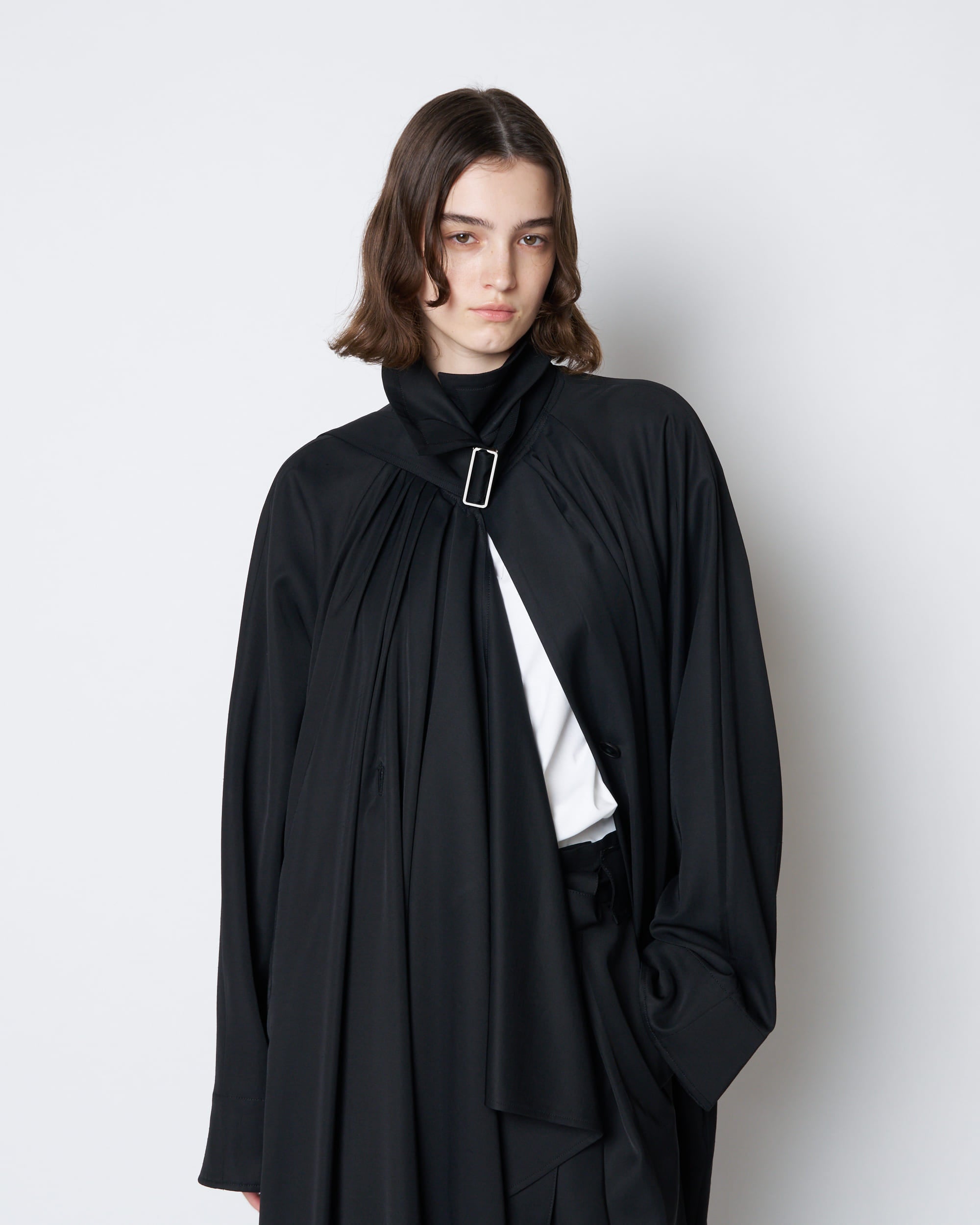 【PRE ORDER】PELAGIA - FRONT GATHER BUCKLE COAT